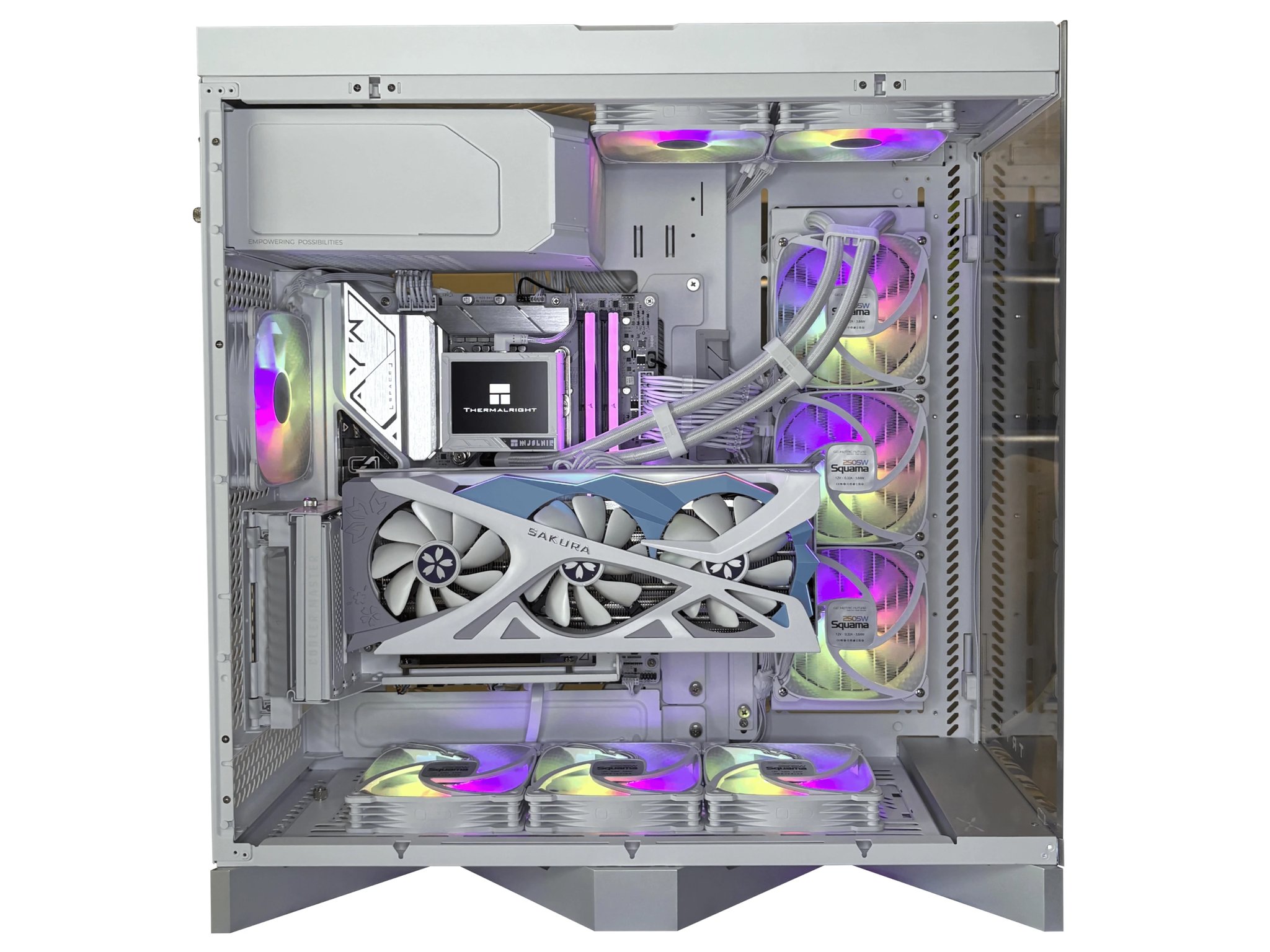 New High-End Custom PC|Sakura 9060XT 16GB|i5-14600K|32GB DDR5-6000|990Pro 2TB M.2|Z790|1000W