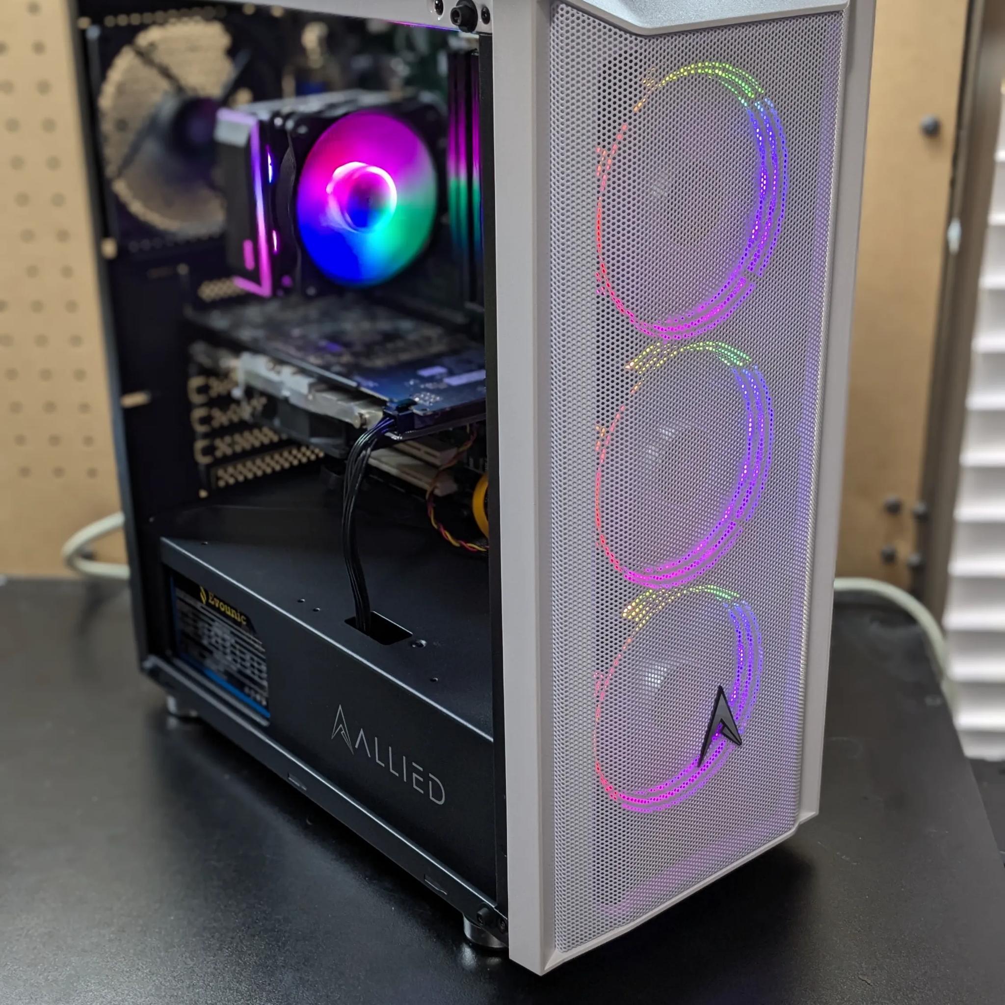 120 FPS Fortnite | 180 Day Warranty | i5 4570, 16GB RAM, 480GB SSD, RX 470 4GB, RGB, Win10, Wifi