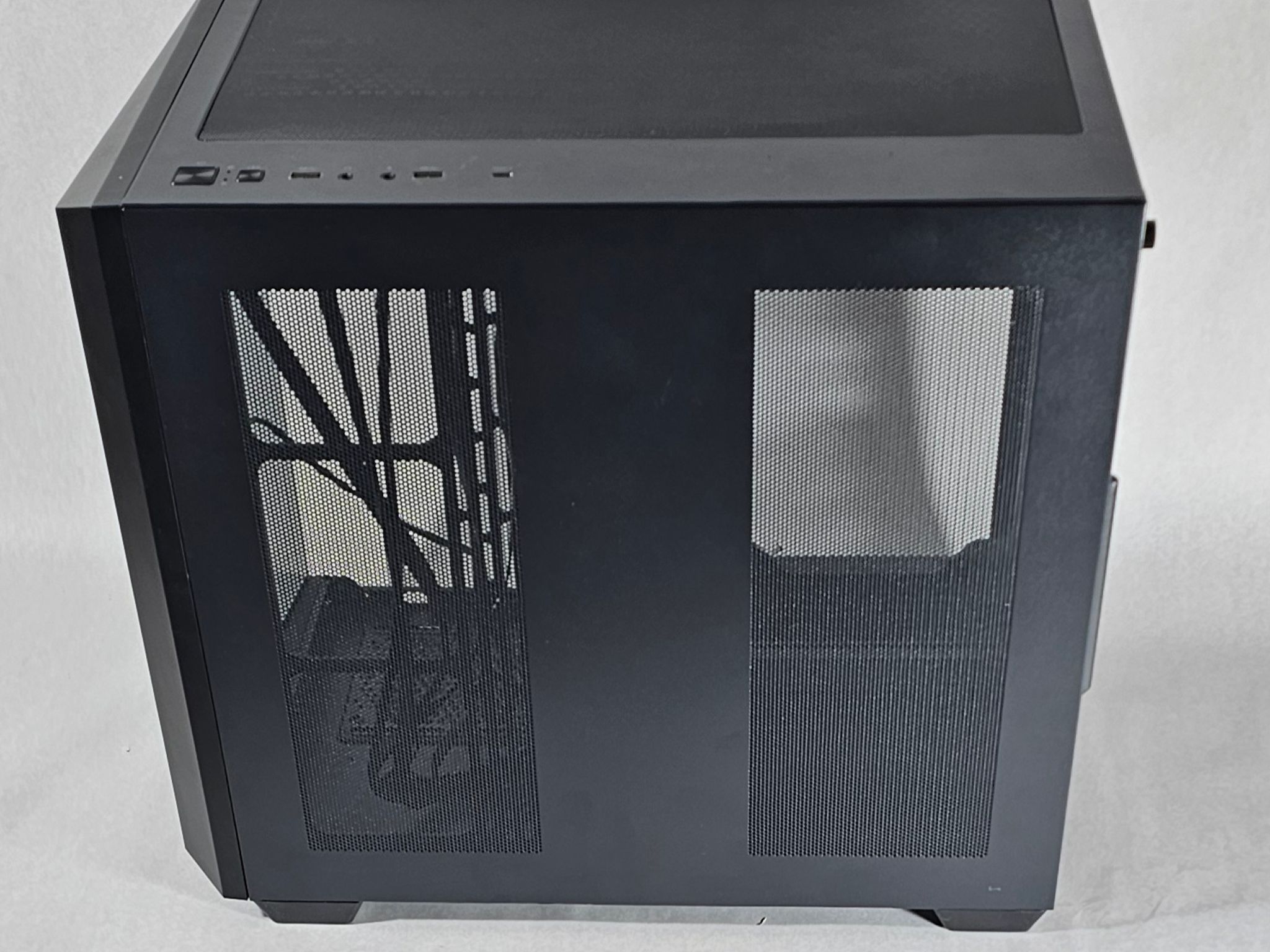 Black Corsair PC Case with Tempered Glass