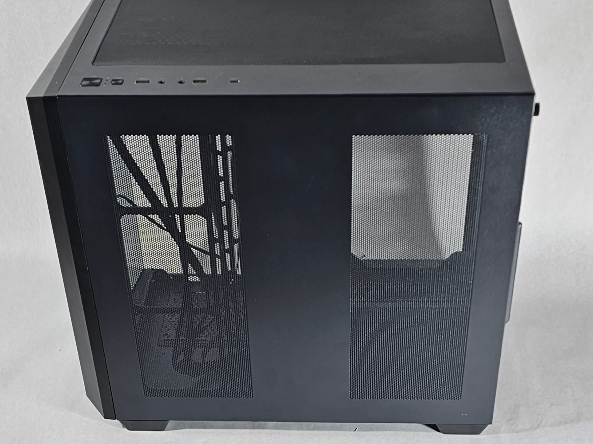 Black Corsair PC Case with Tempered Glass