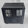 Black Corsair PC Case with Tempered Glass