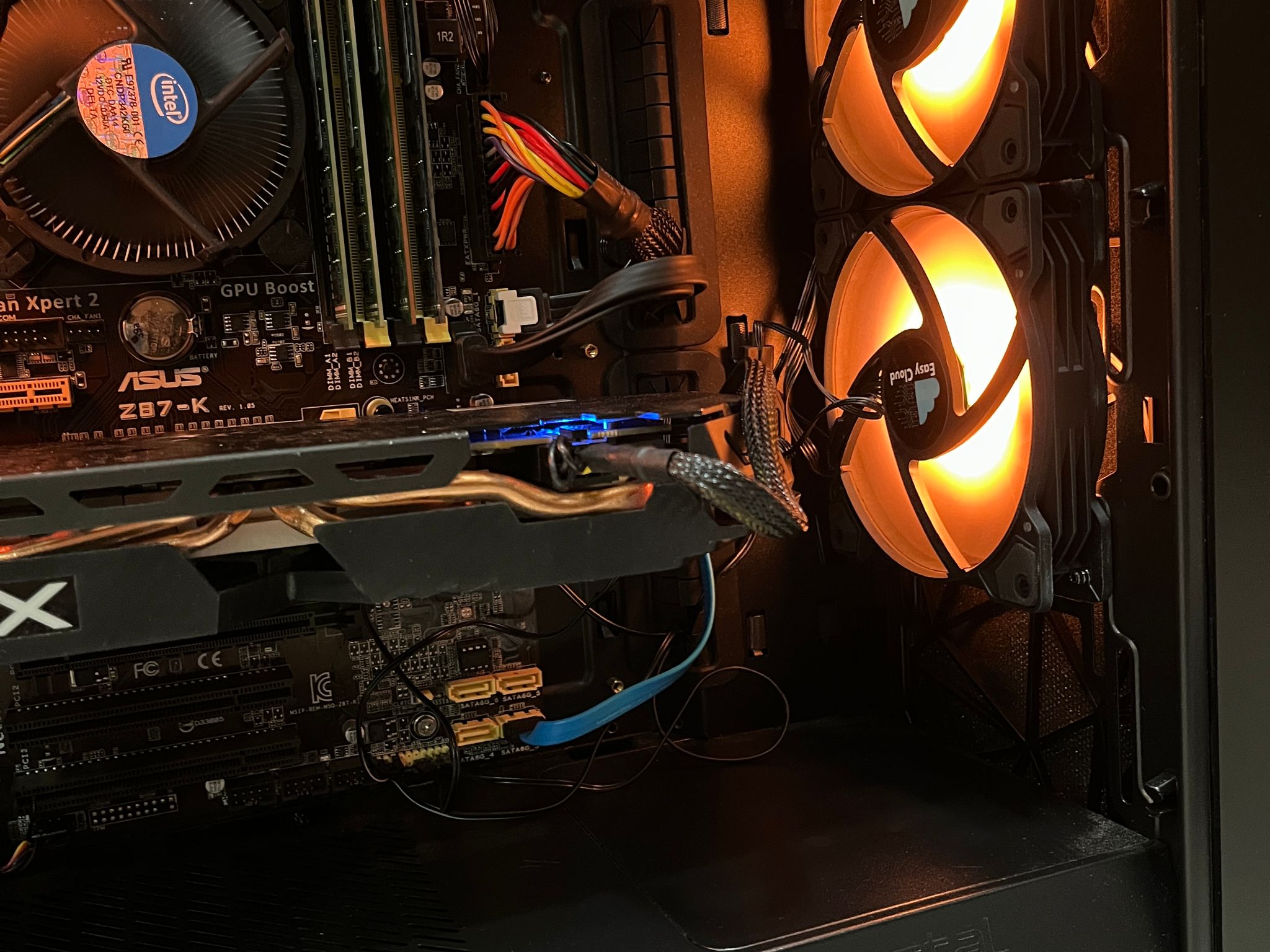 🟢🔥 Budget Gaming PC – RGB Case w/ Remote - Intel i5-4440, AMD RX 580, 1 TB Storage & 12 GB RAM 🖥️🔵