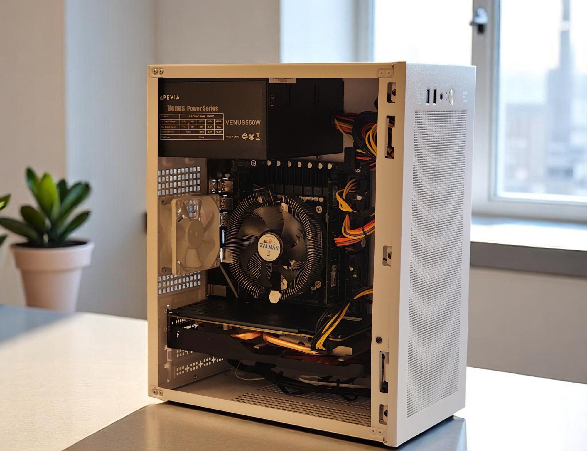 ⚡ Radeon Gaming PC | RX 480, Intel 8-CORE Xeon, 16GB RAM, 256GB M.2 + 320GB HDD, WIFI, Win 10 Pro