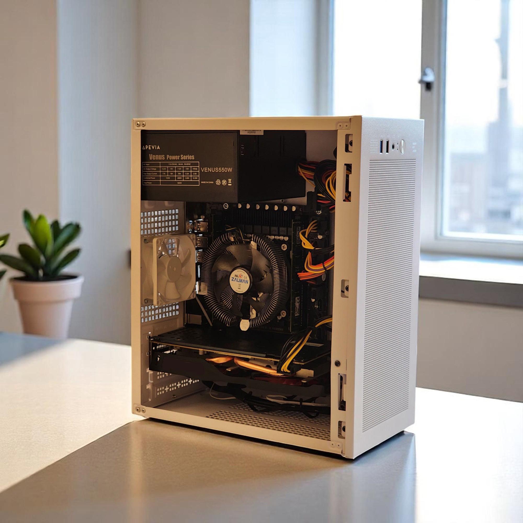 ⚡ Radeon Gaming PC | RX 480, Intel 8-CORE Xeon, 16GB RAM, 256GB M.2 + 320GB HDD, WIFI, Win 10 Pro