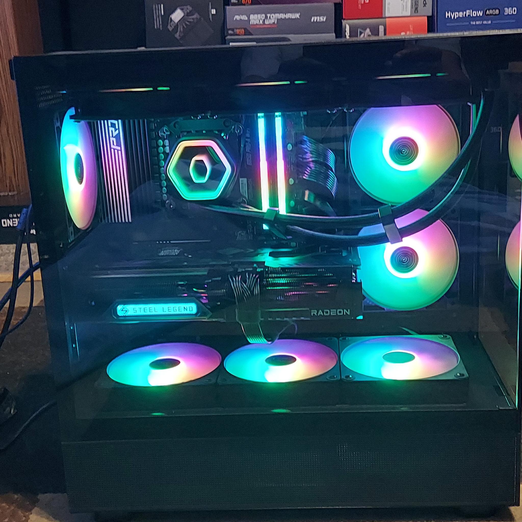 Ryzen 7700X/RX 9070XT Gaming PC