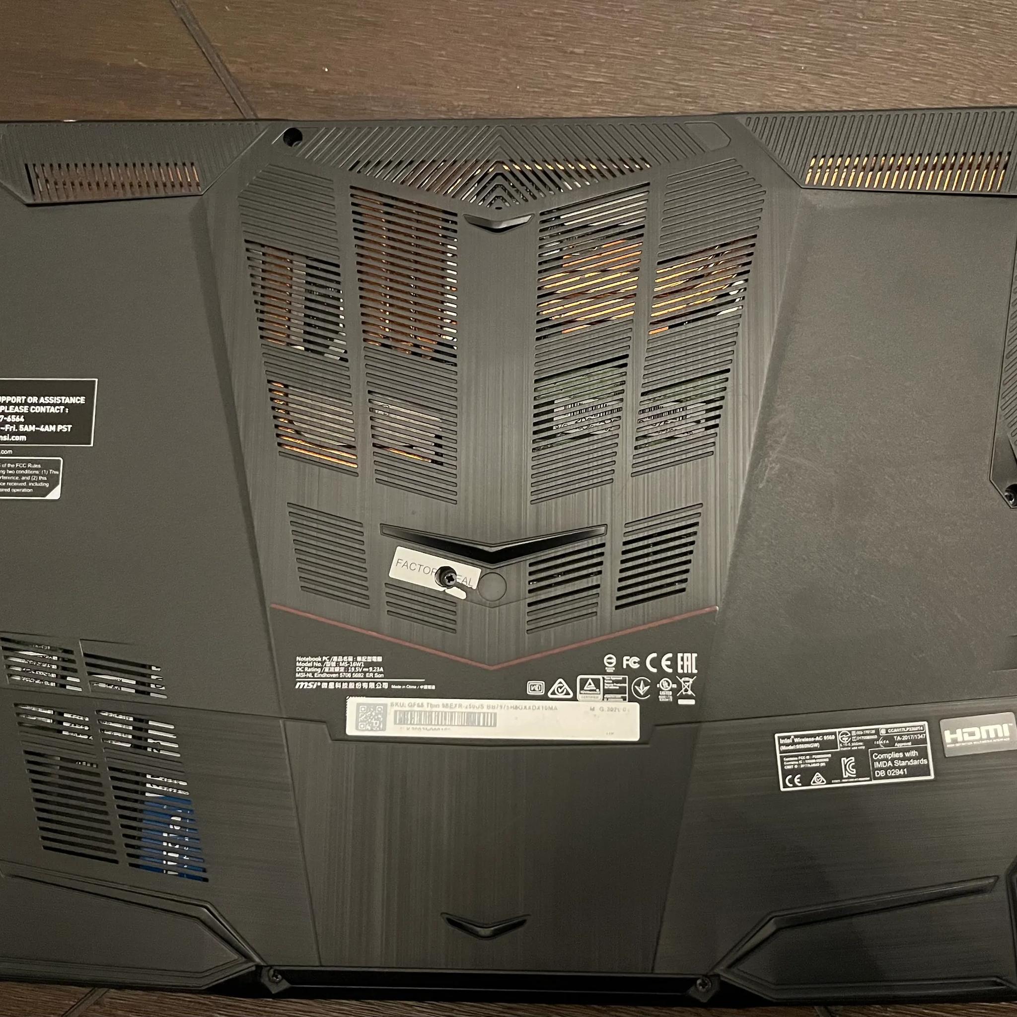  MSI Gaming Laptop | RTX 2060 / i7-9750h / 1 TB / 16 GB 