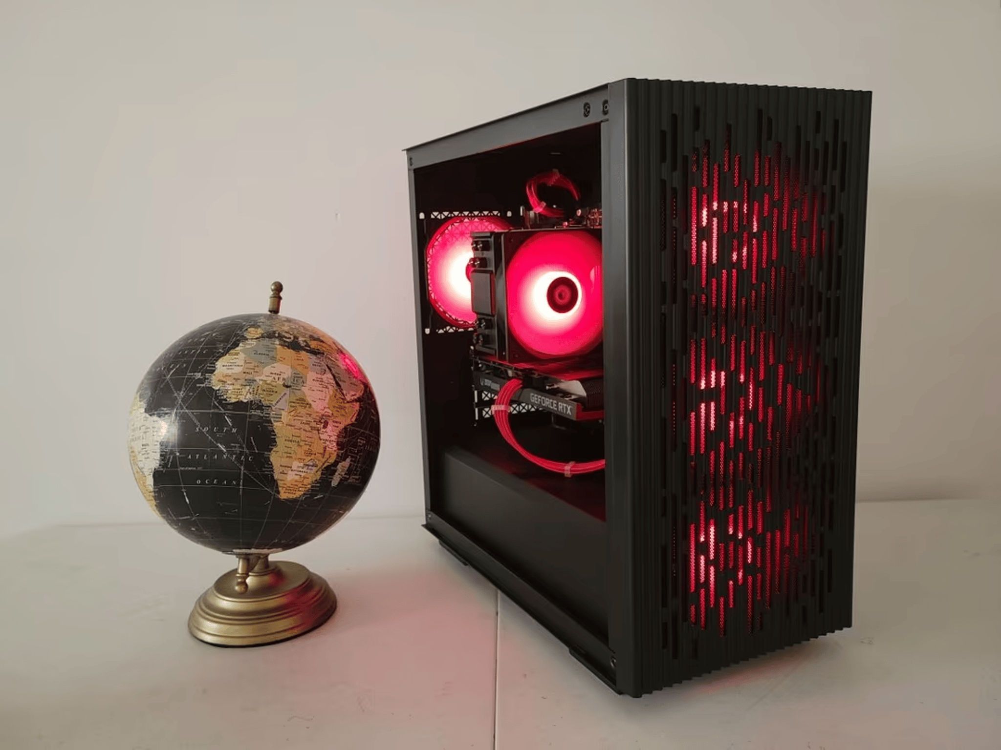 RTX 3050 Red Gaming PC (i3-12100f//RTX 3050)