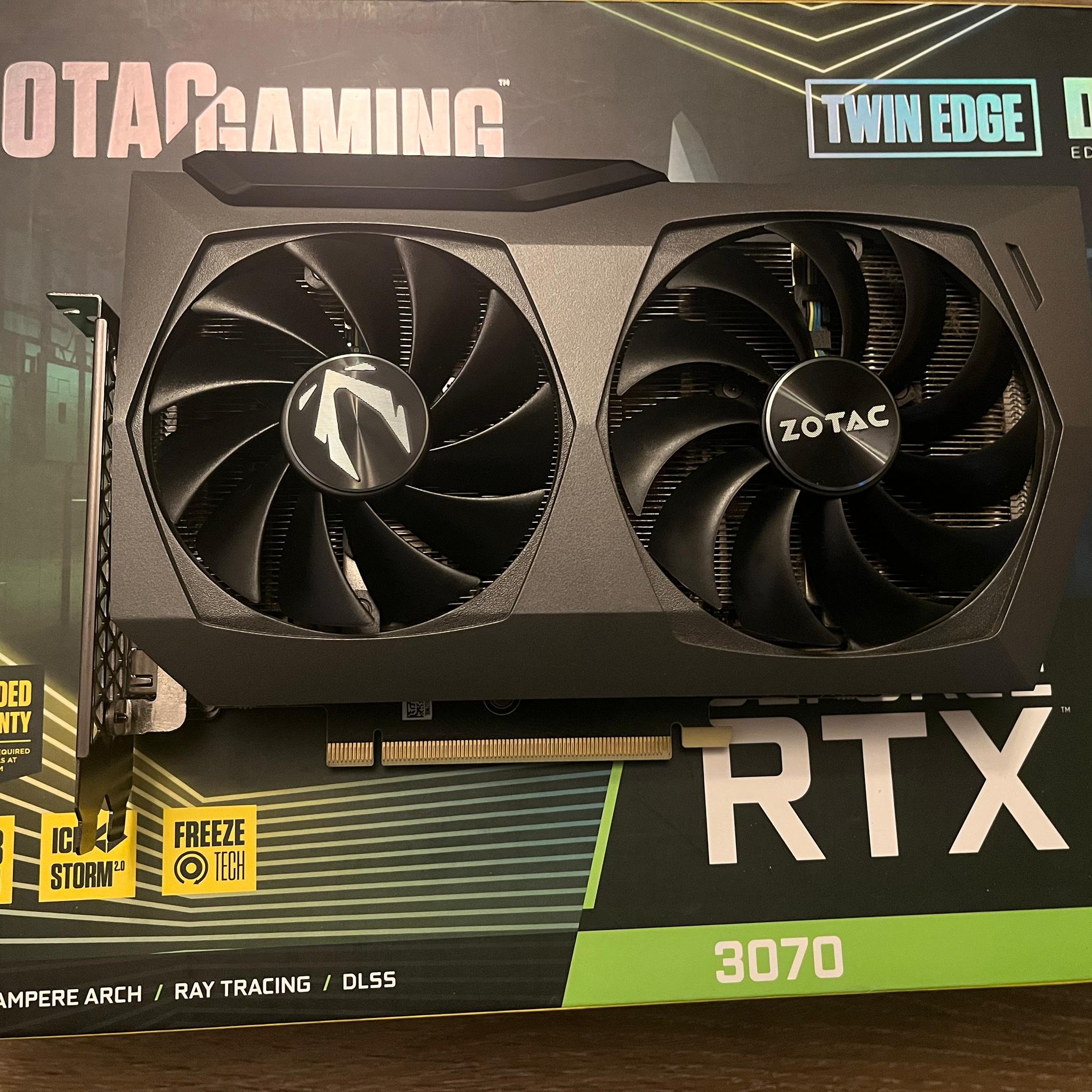 RTX 3070 Zantac gaming twin edge OC