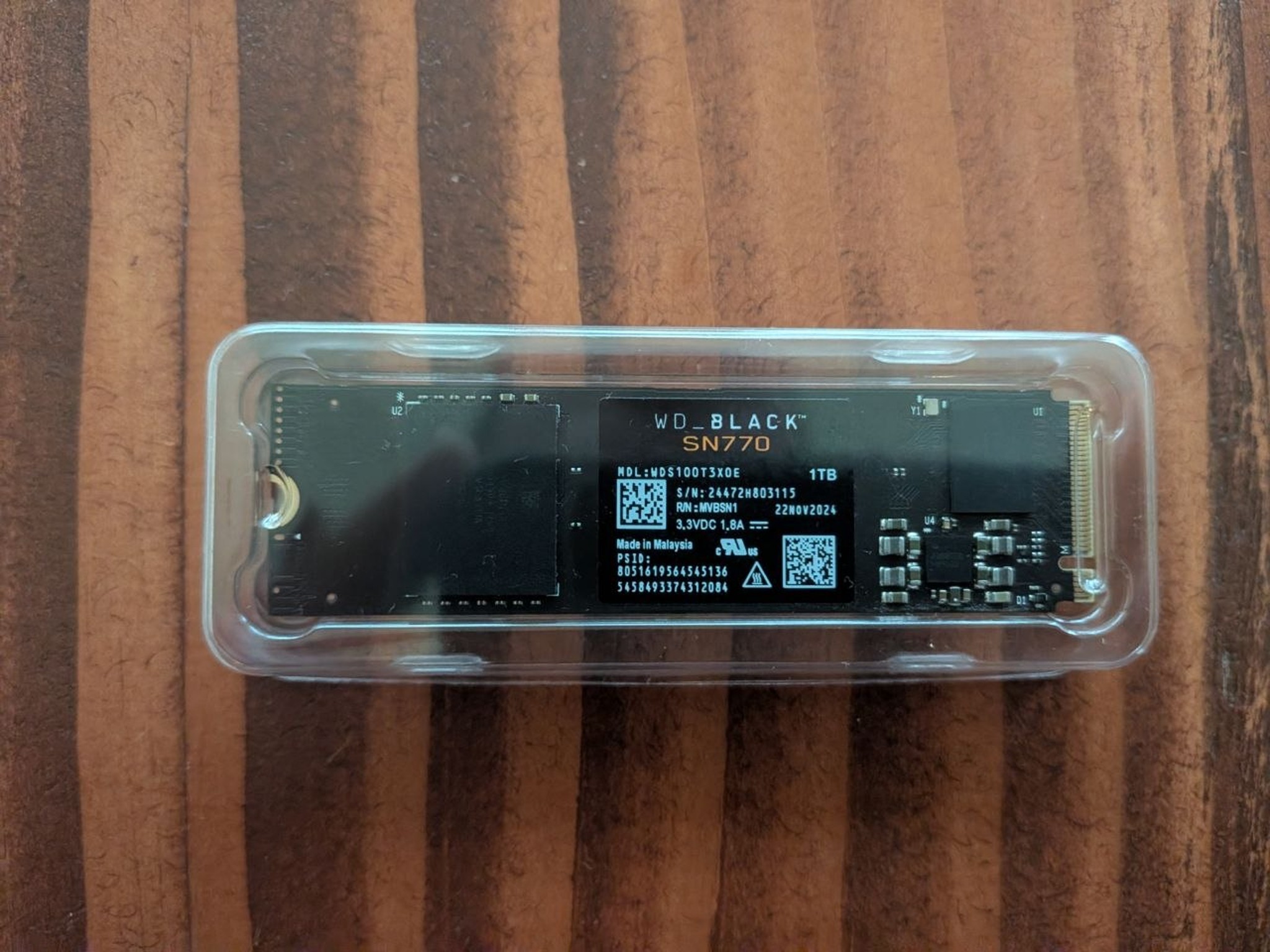 Western Digital WD_BLACK SN770 M.2 2280 1TB PCIe Gen4