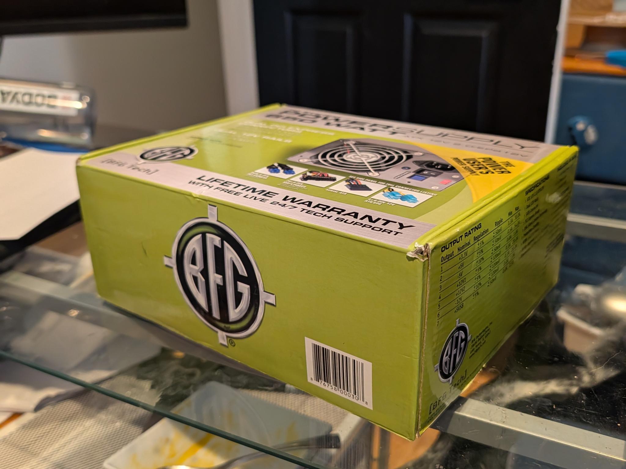 BRAND NEW BFG 650W PSU