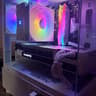 WHITE 3080 Gaming PC | RTX 3080 | 16GB DDR5 | 9600x | 1TB Storage | LCD DISPLAY Cooler
