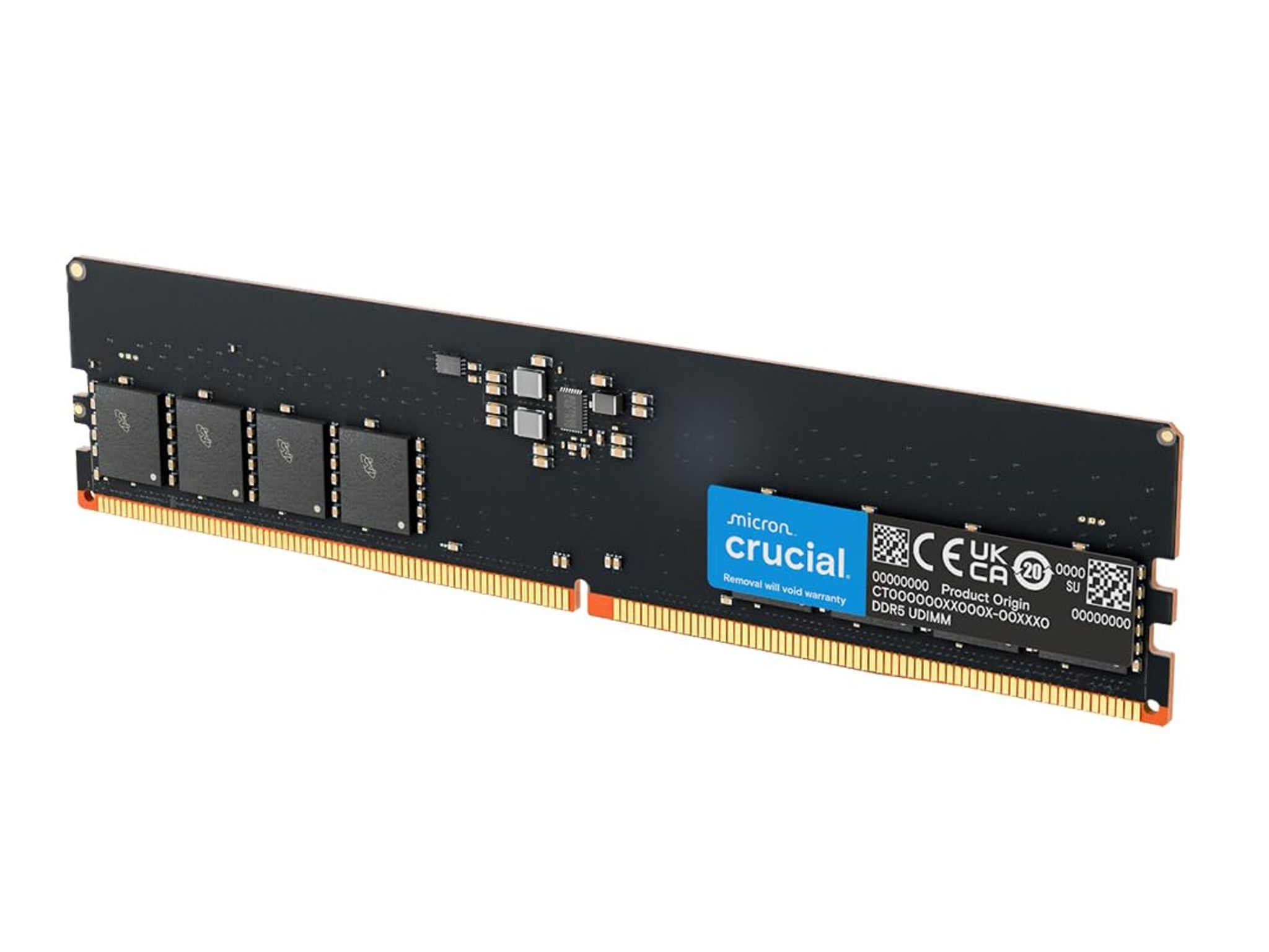 Crucial 32GB (4×8GB) DDR5-4800 + T-FORCE 16GB (2×8GB) DDR4-3000 RAM