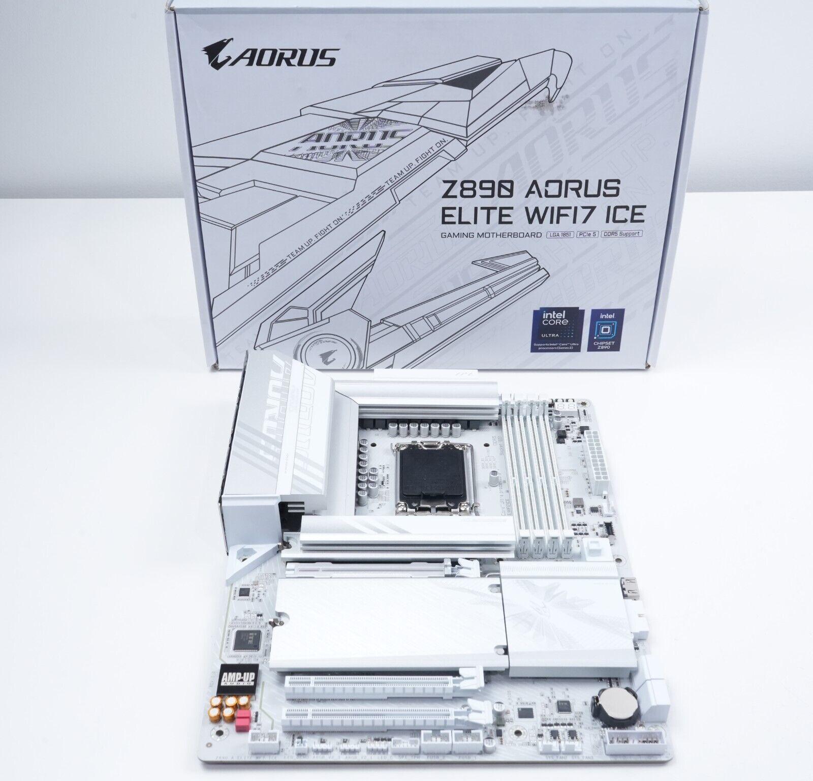 GIGABYTE INTEL Z890 AORUS ELITE WIFI7 ICE/GAME BUNDLE New!