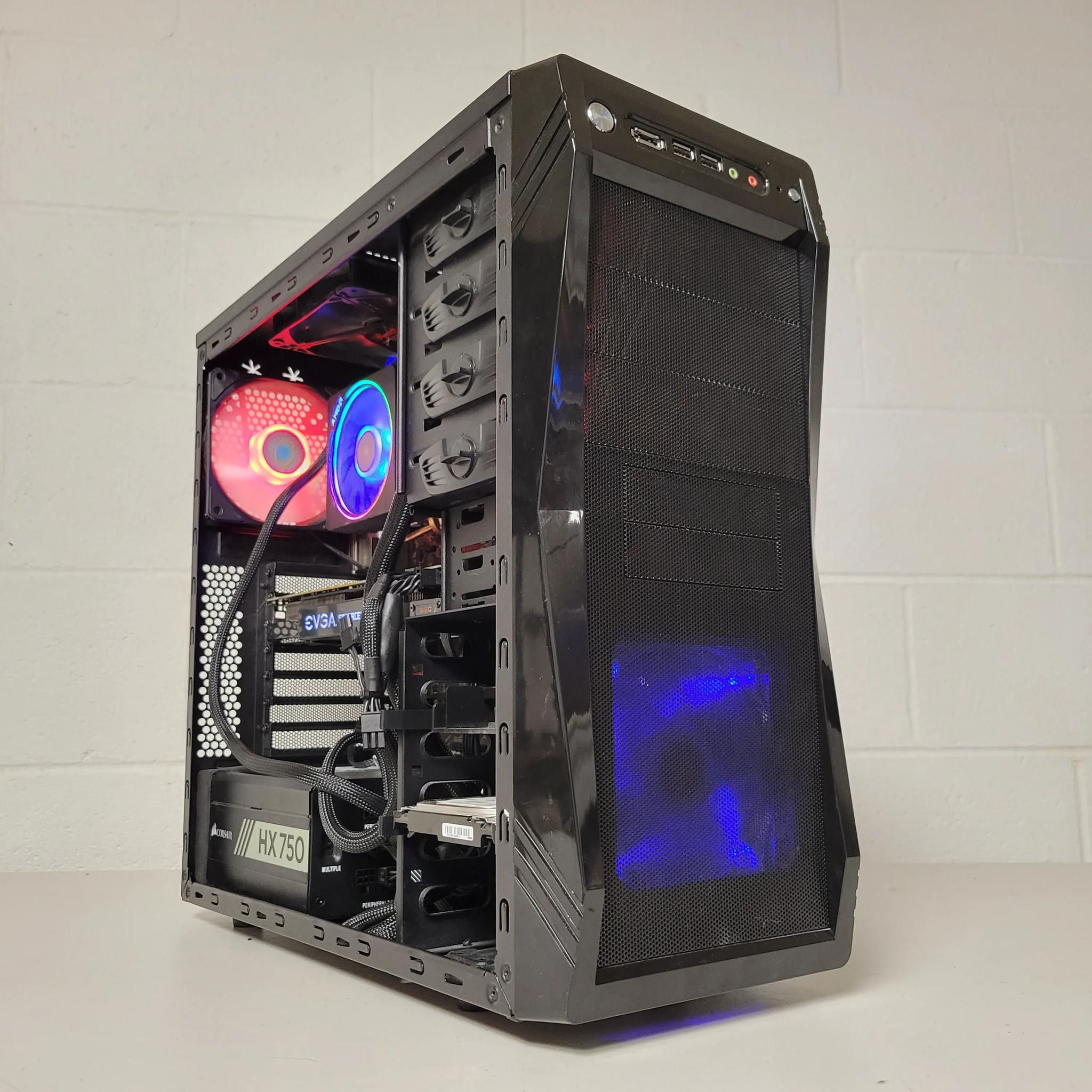 🥊🎱GTX 1060 6GB Black Gaming PC🥊🎱 (RYZEN 7 2700X//GTX 1060 6gb)