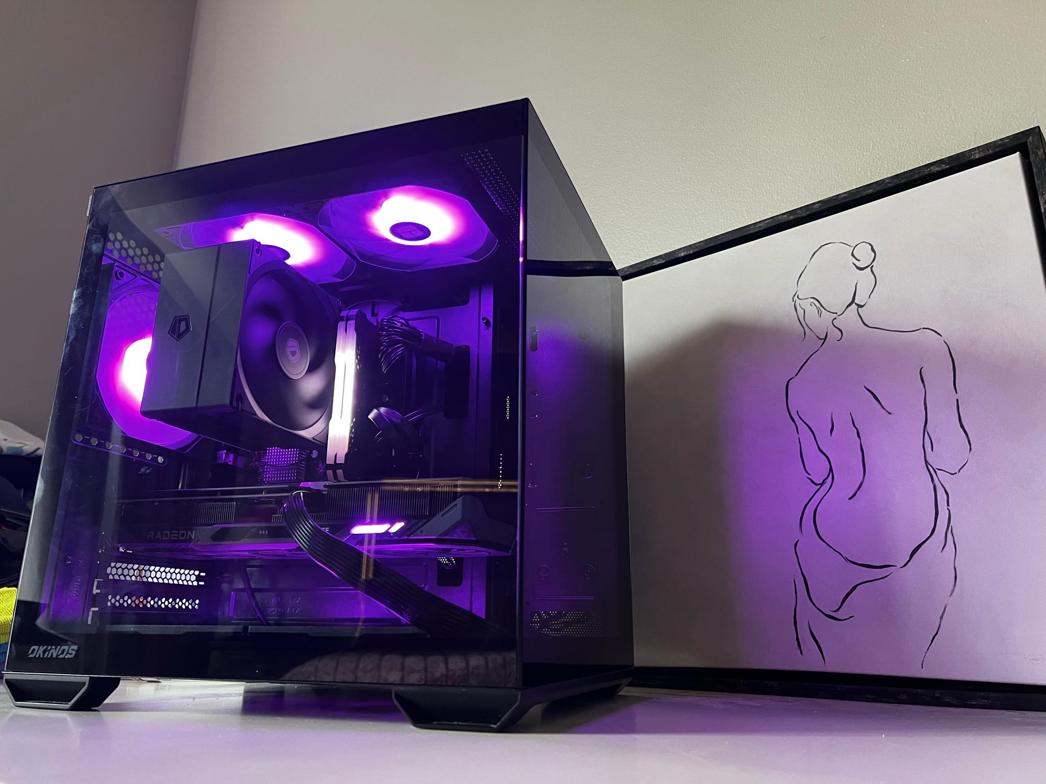 MYSTIC 🌑 | 🖥 Intel i5-12600K, RX 9060 XT, 1TB Nvme , 16GB RGB DDR4 | Black RGB Gaming PC