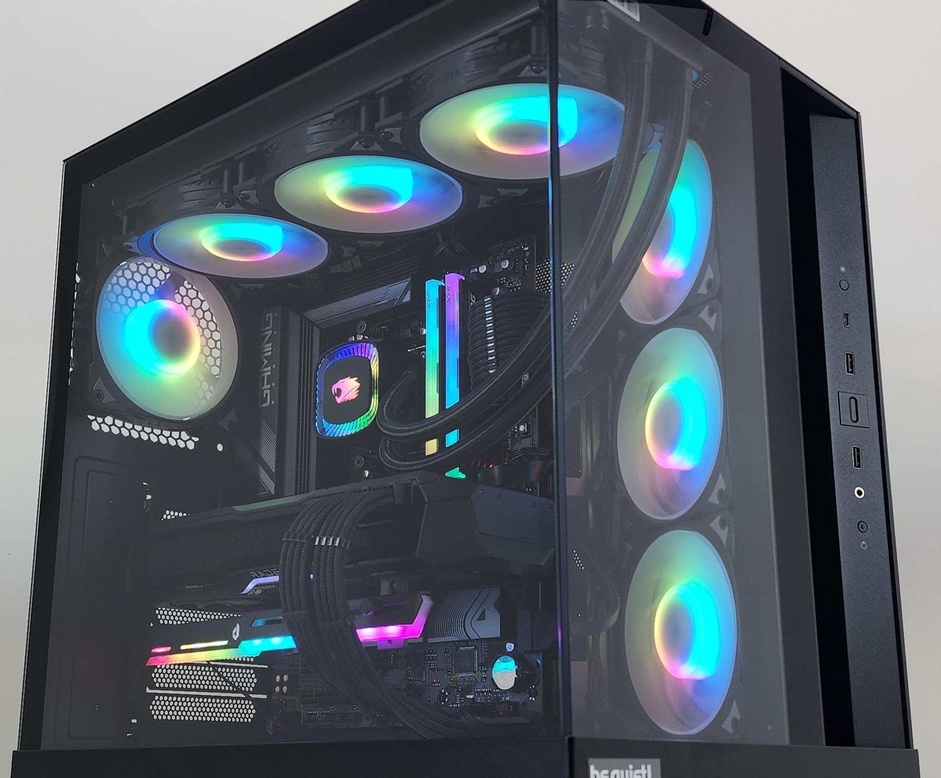 Gaming PC Ryzen 9 9900X 32GB RAM 2TB SSD RX 7900XTX 24GB Windows 11 Computer