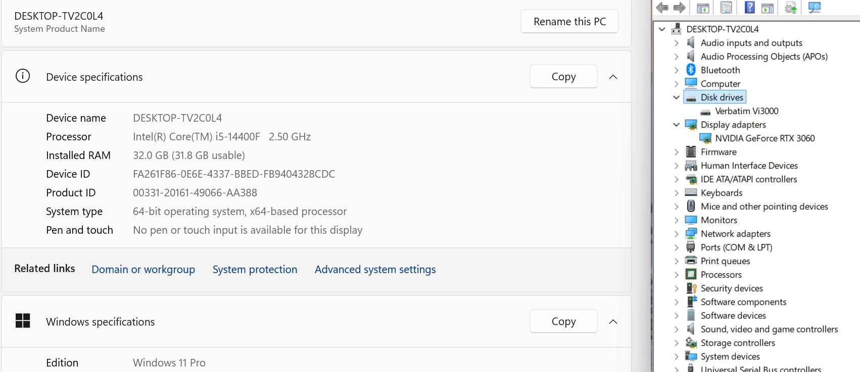 Intel Core i5 14400F ASUS Prime Z790-V AX GeForce RTX 3060 12GB 1TB SSD 32GB DDR5 Thermaltake Case