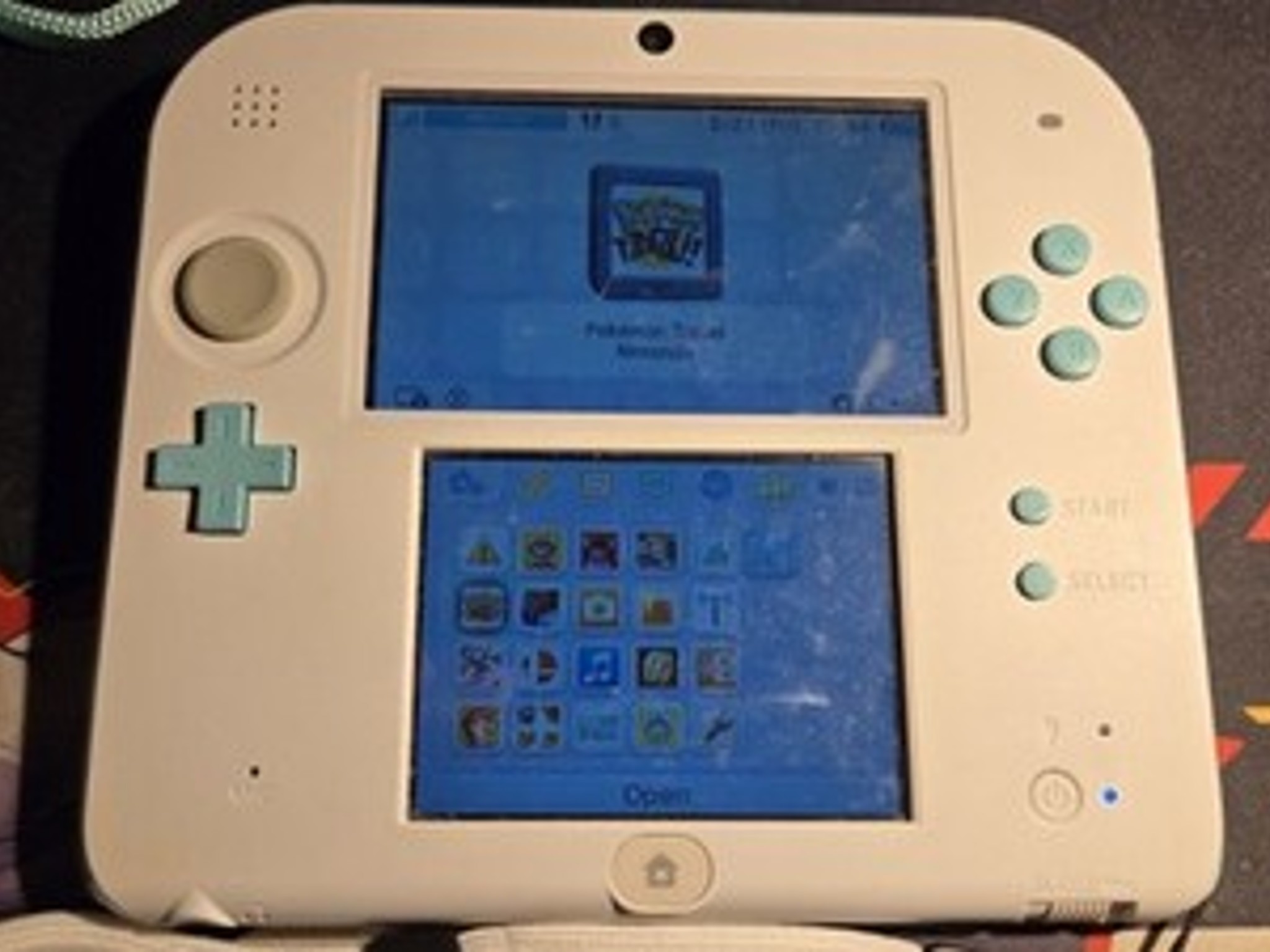 CUSTOM USED Sea Green Nintendo 2DS 64GB Handheld Console