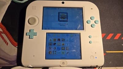 CUSTOM USED Sea Green Nintendo 2DS 64GB Handheld Console
