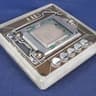 Intel Core i3-530 CPU & Motherboard - Handmade Clear Epoxy Resin Coaster With Socket 1156 CPU
