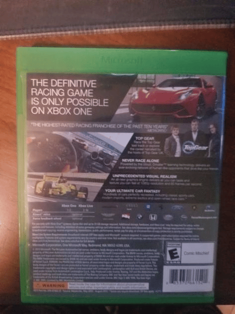 Forza Motorsport 5 for the Xbox one