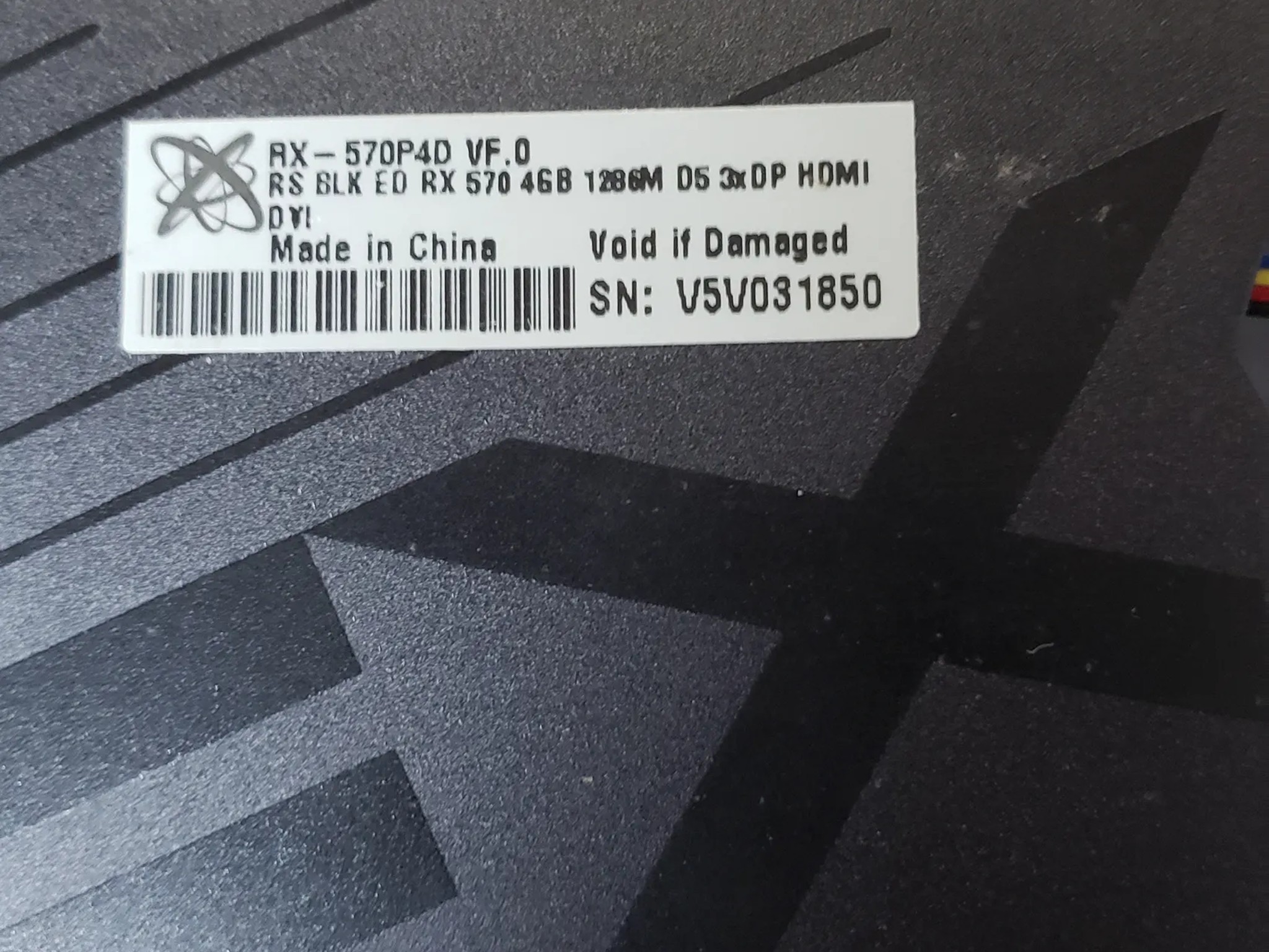 XFX RX 570 4gb graphics card