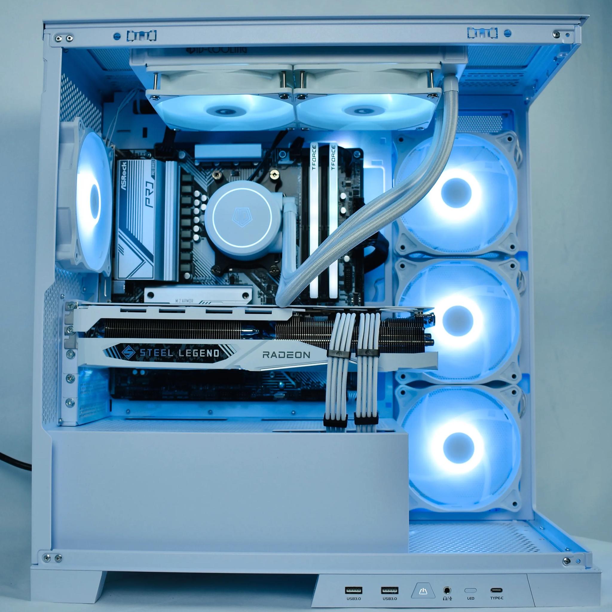 ❄️ YETI ❄️ BEAST 1440p/4K Gaming/Streaming PC | Ryzen 5 7500F, RX 7800XT 16GB, 1TB SSD, WiFi |