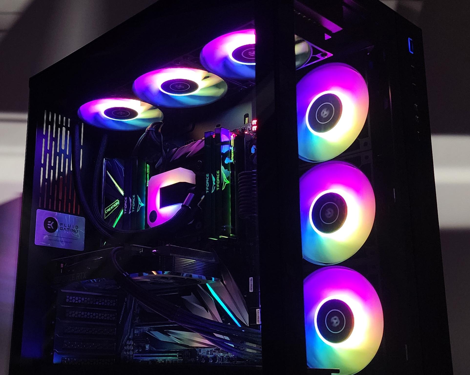 Gaming PC i9-9960X 32GB RAM 1TB SSD RTX 3070 8GB Windows 11 PC