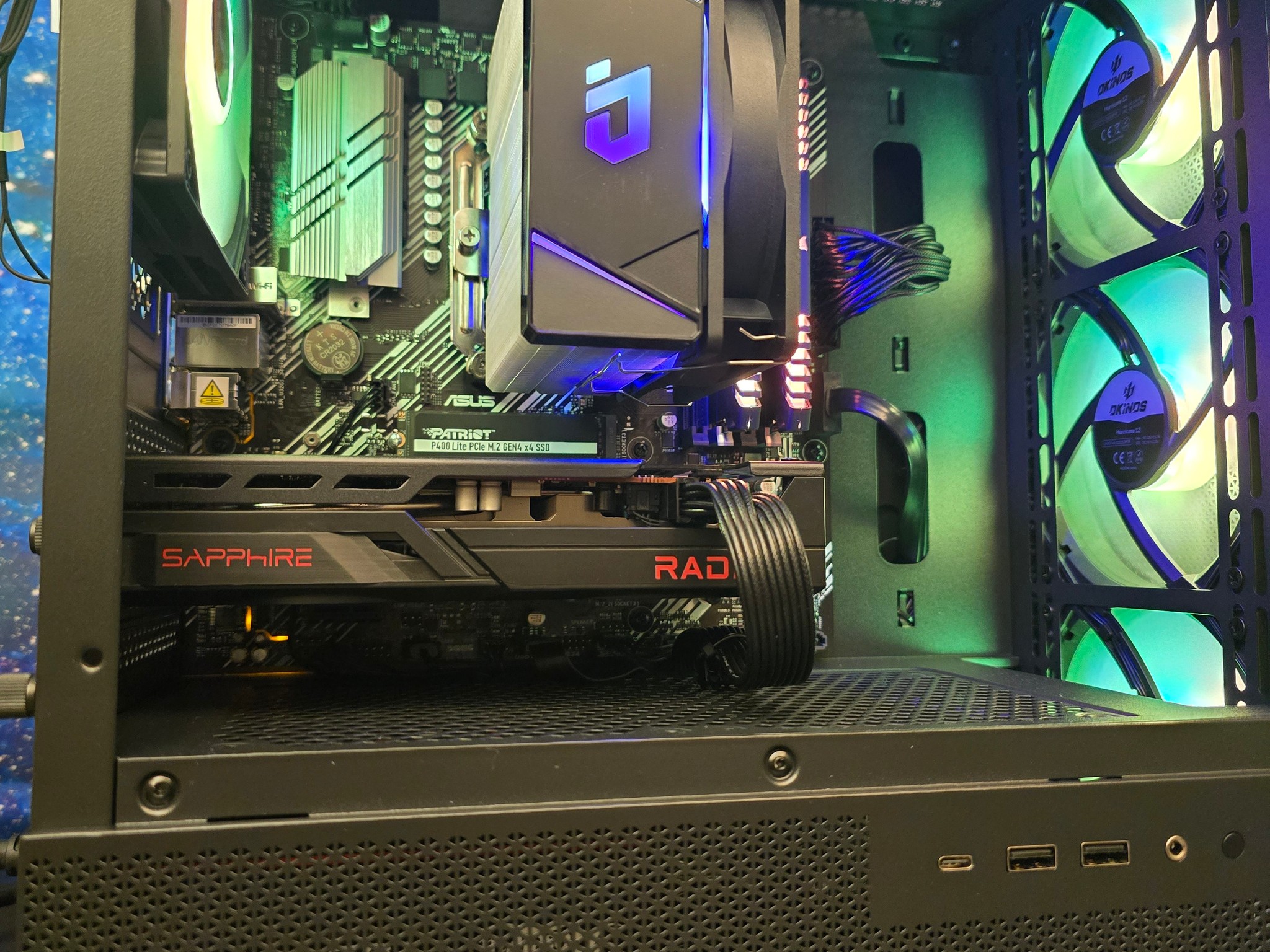 MID LEVEL 1080P PC | RX 6600 8GB | Ryzen 5 5500 | B550M | 16GB DDR4