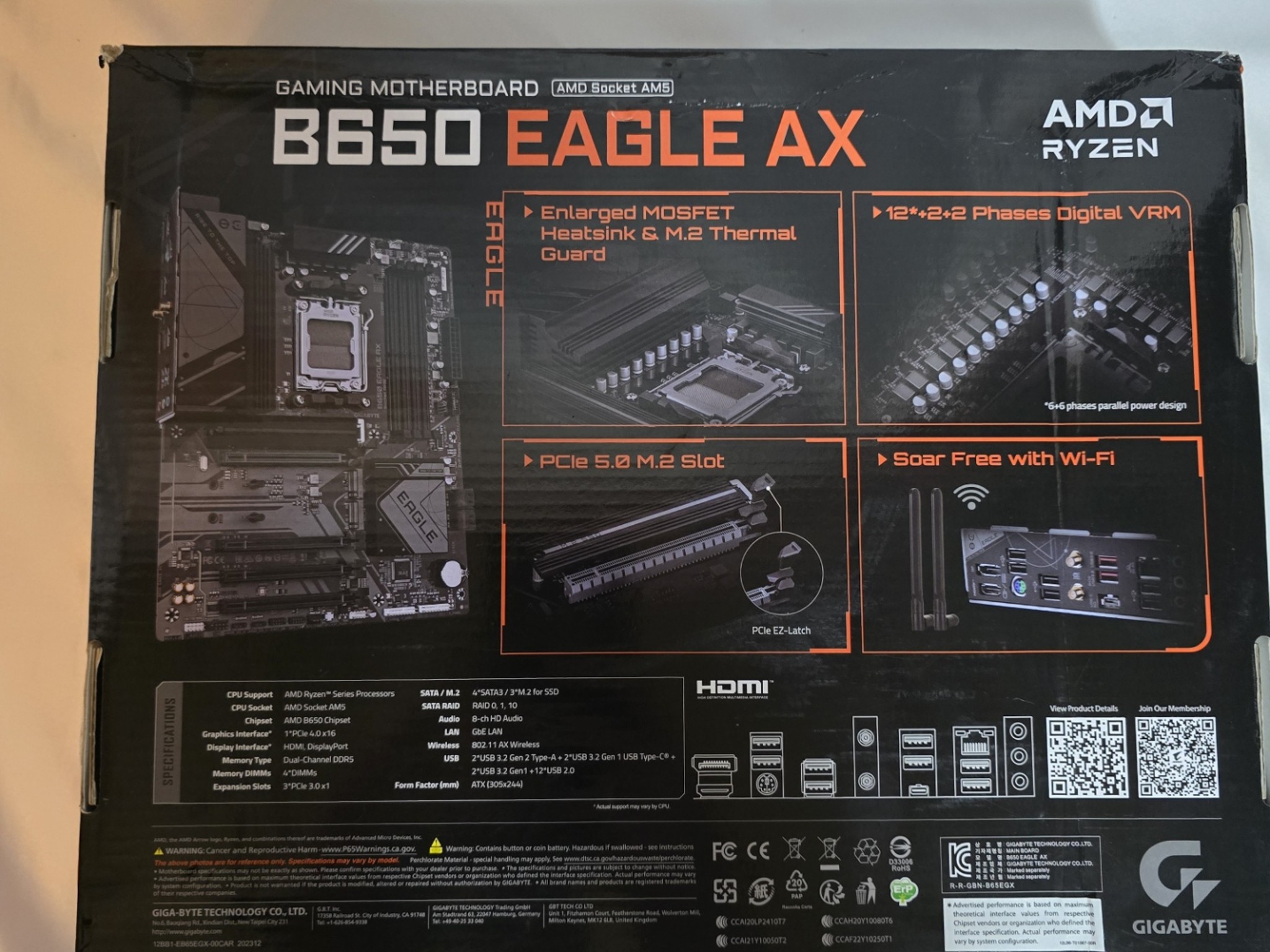 GIGABYTE B650 EAGLE AX
