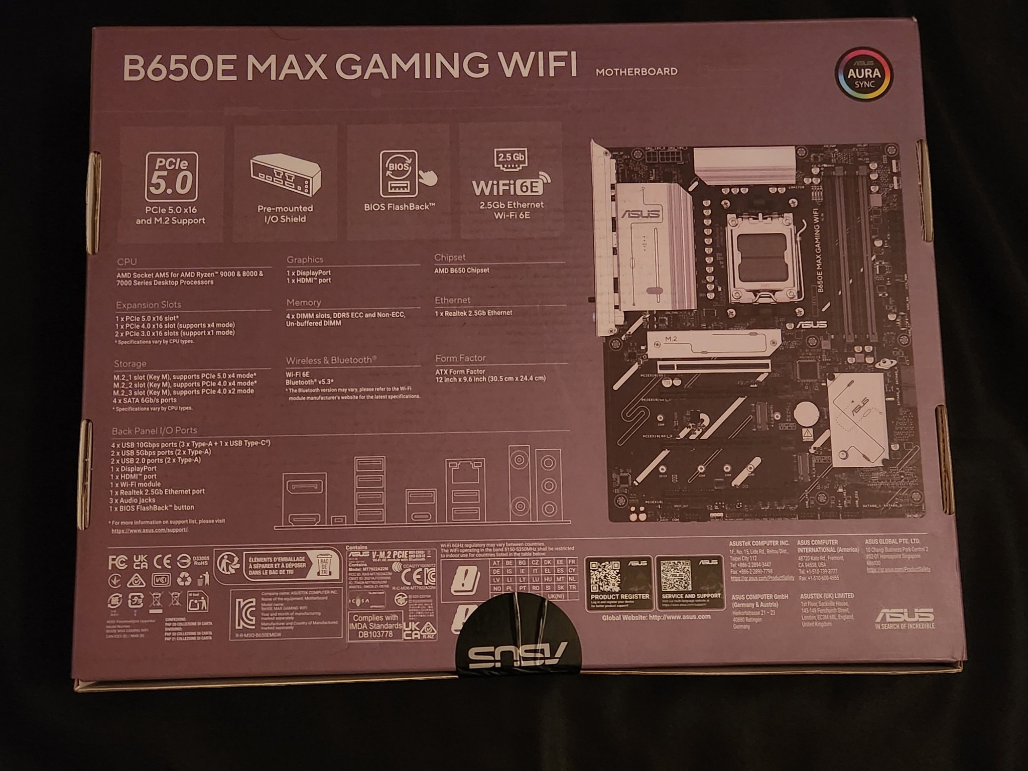 Asus B650E Max Gaming Wifi Cyber Monday!