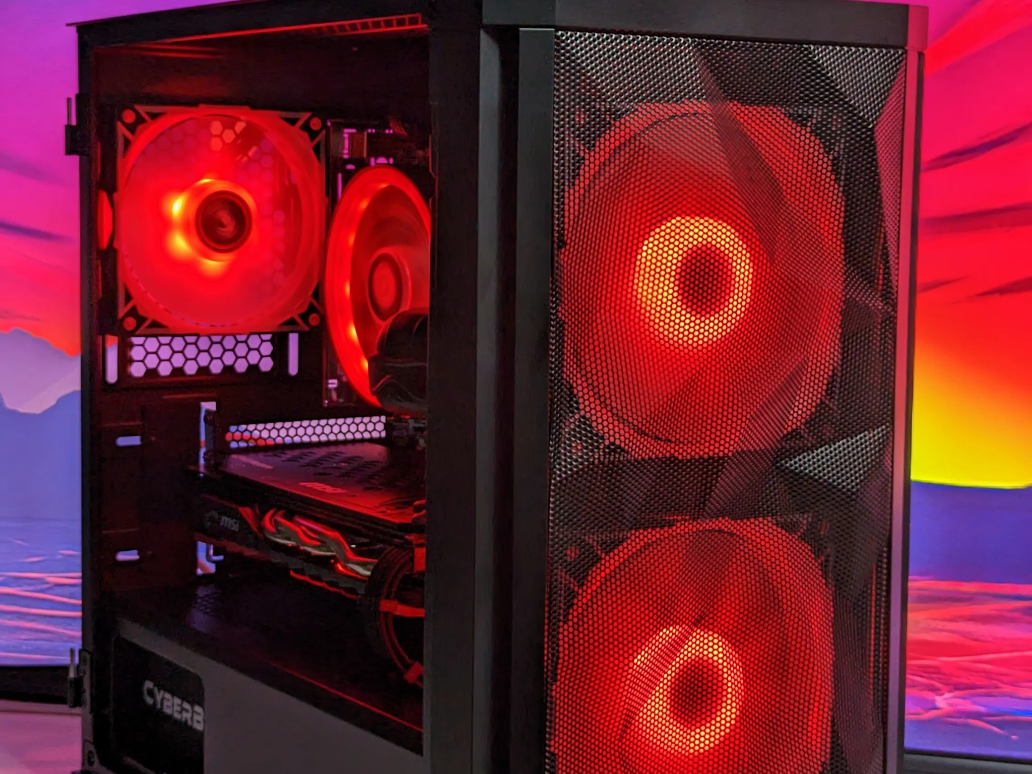 🥷⚫Snake Eyes🥷⚫-Gaming PC-AMD RX 580 4GB-AMD Ryzen 5 2600-16GB DDR4 RAM-512GB NVME