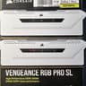 Corsair Vengeance RGB Pro SL 16GB (2x8GB) DDR4 DRAM 3200MHz C16 Memory Kit – White