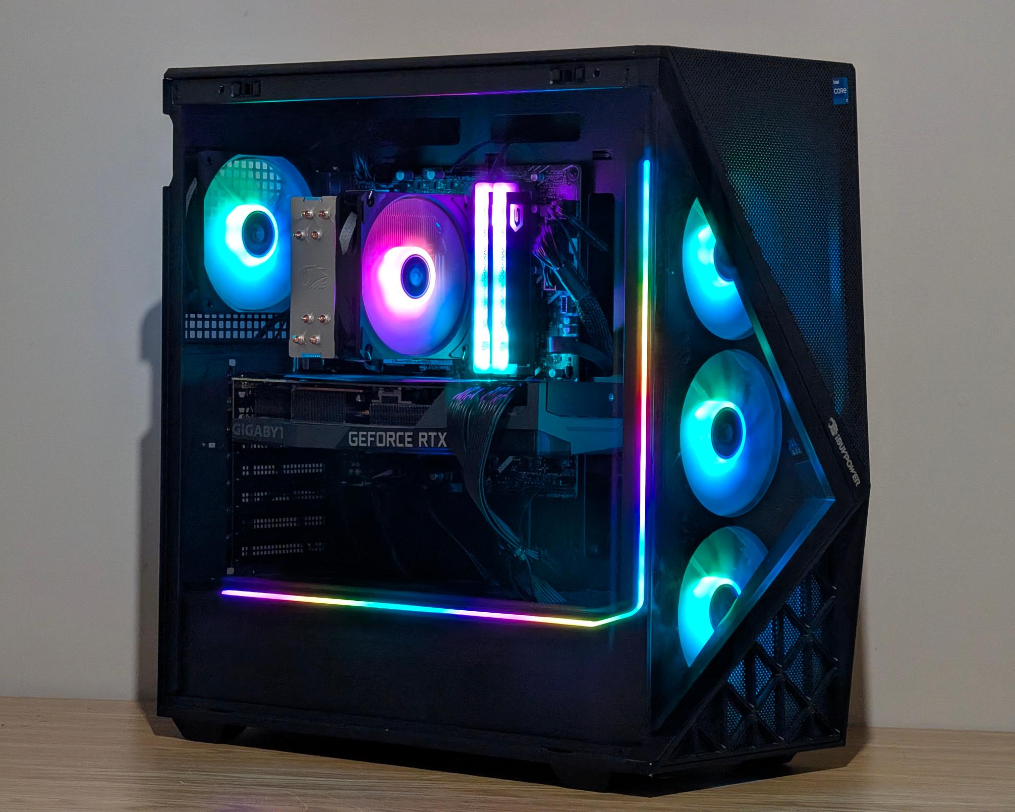 🌈🖤Intel I7 14700F | RTX 3080 TI | 32GB DDR5 | 1TB SSD | Gaming