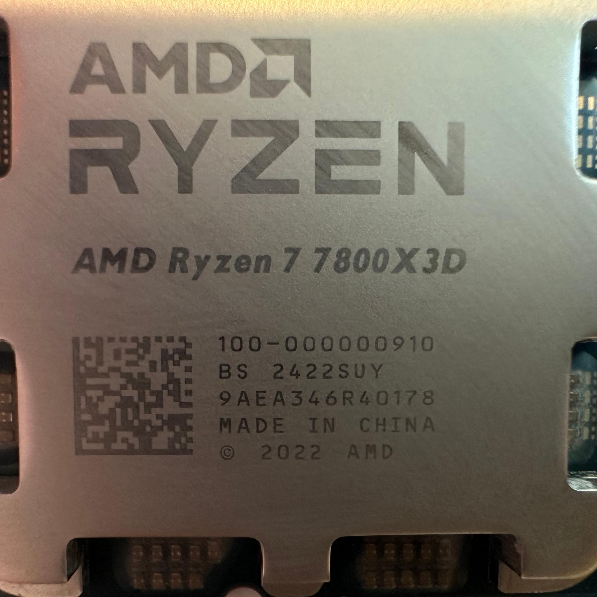 AMD Ryzen 7 7800X3D