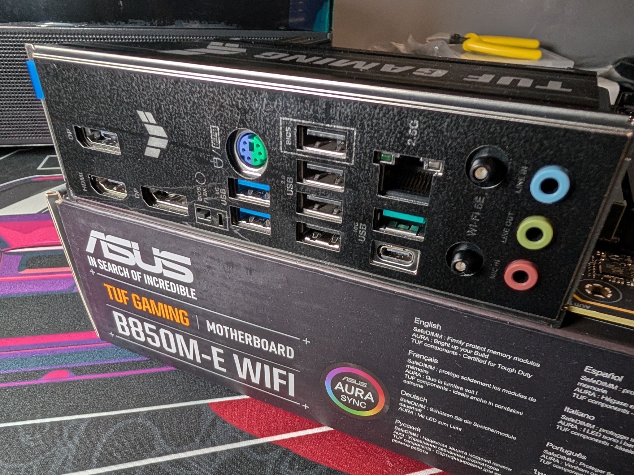 ASUS TUF GAMING B850M-E WIFI mATX AM5 Motherboard