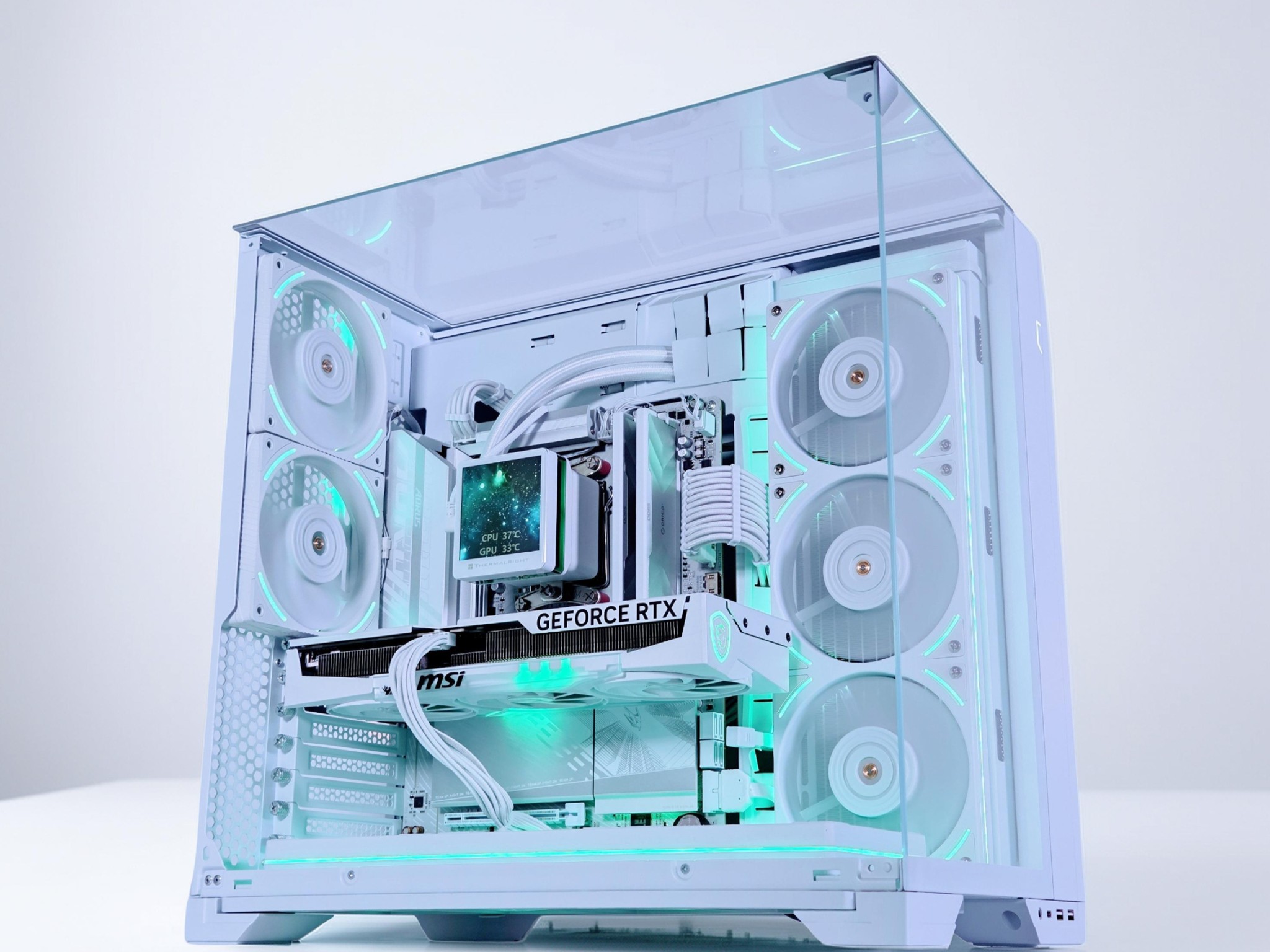 🧊👑 Night King 3🧟‍♂️🗡️ Nvidia RTX 5070 Ti 16GB❄️AMD Ryzen 7 9850X3D❄️32GB DDR5❄️2TB NVME