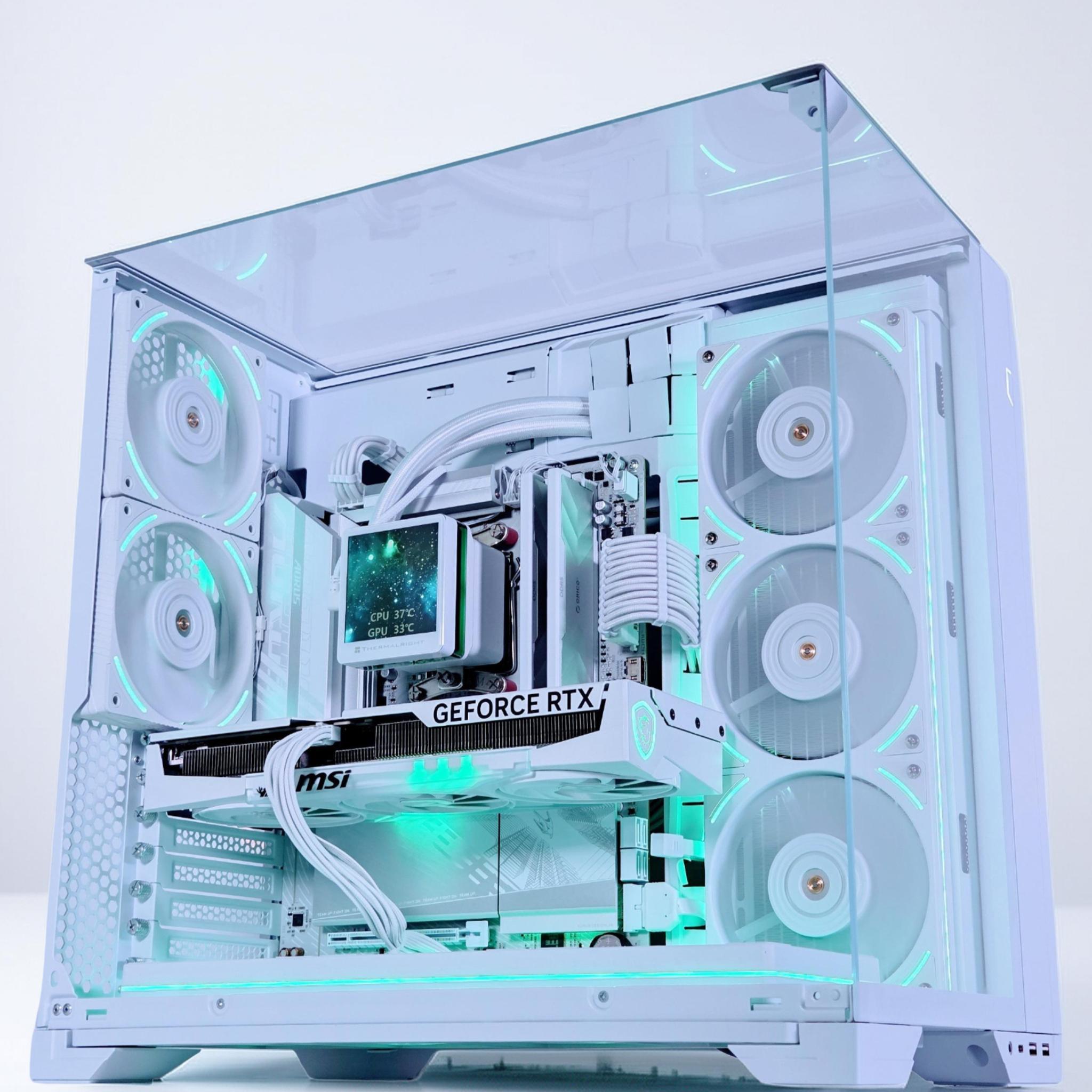 🧊👑 Night King 3🧟‍♂️🗡️ Nvidia RTX 5070 Ti 16GB❄️AMD Ryzen 7 9850X3D❄️32GB DDR5❄️2TB NVME