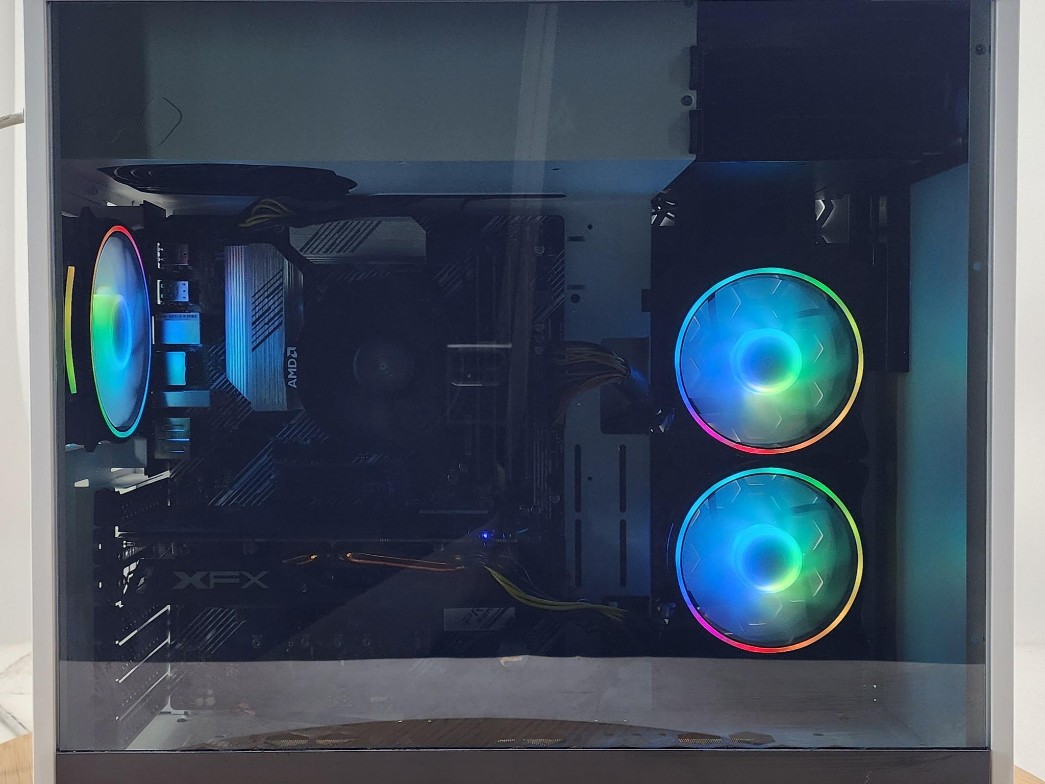 Gaming PC Ryzen 5 3600 16GB RAM 256GB SSD + 500GB HDD RX 570 8GB Win11 Computer