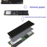 Black Aluminum SSD Heatsink for M.2 2280 NVMe SSD Drives