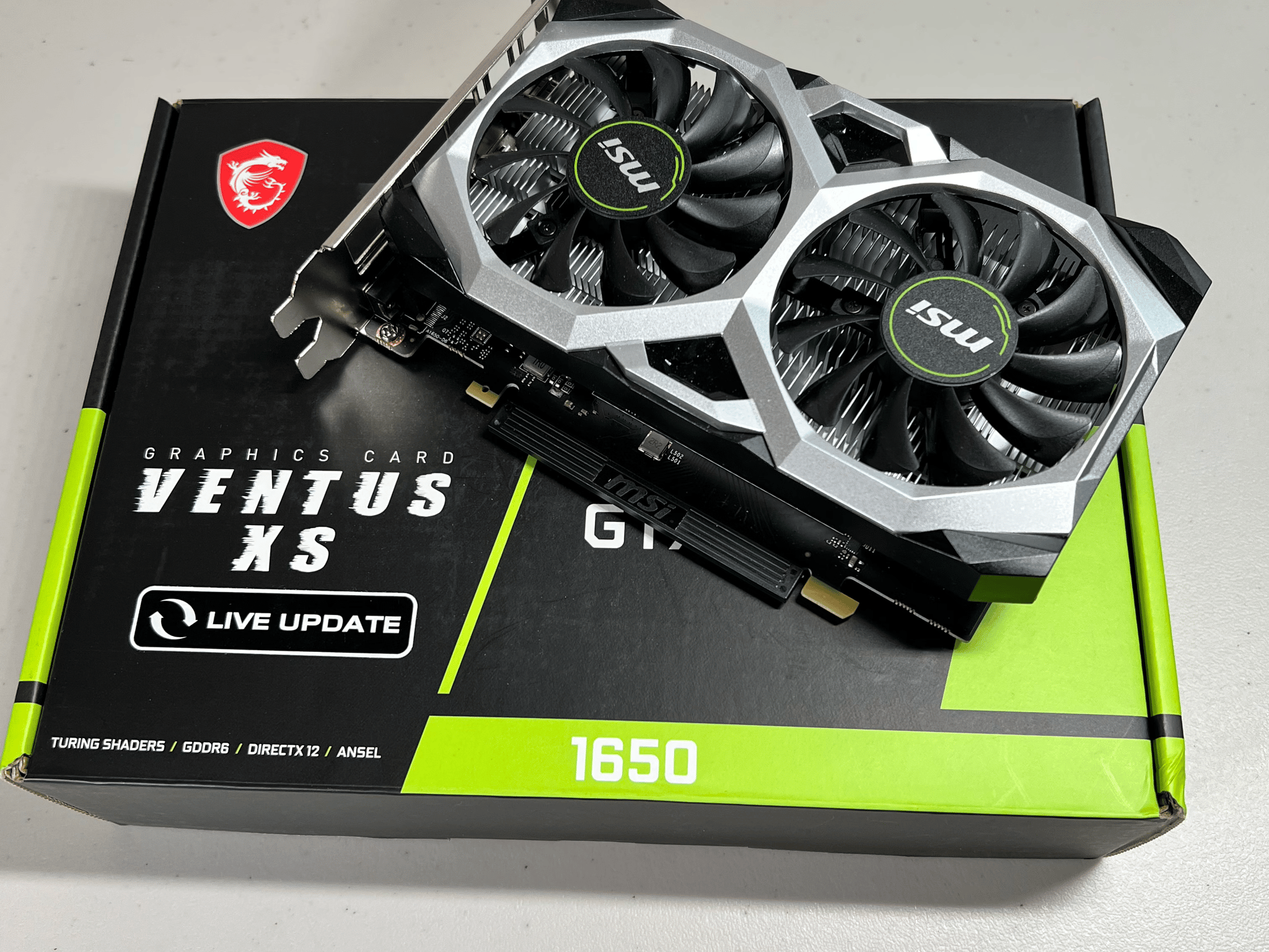 MSI GeForce GTX 1650 4 GB D6 VENTUS XS Video Card