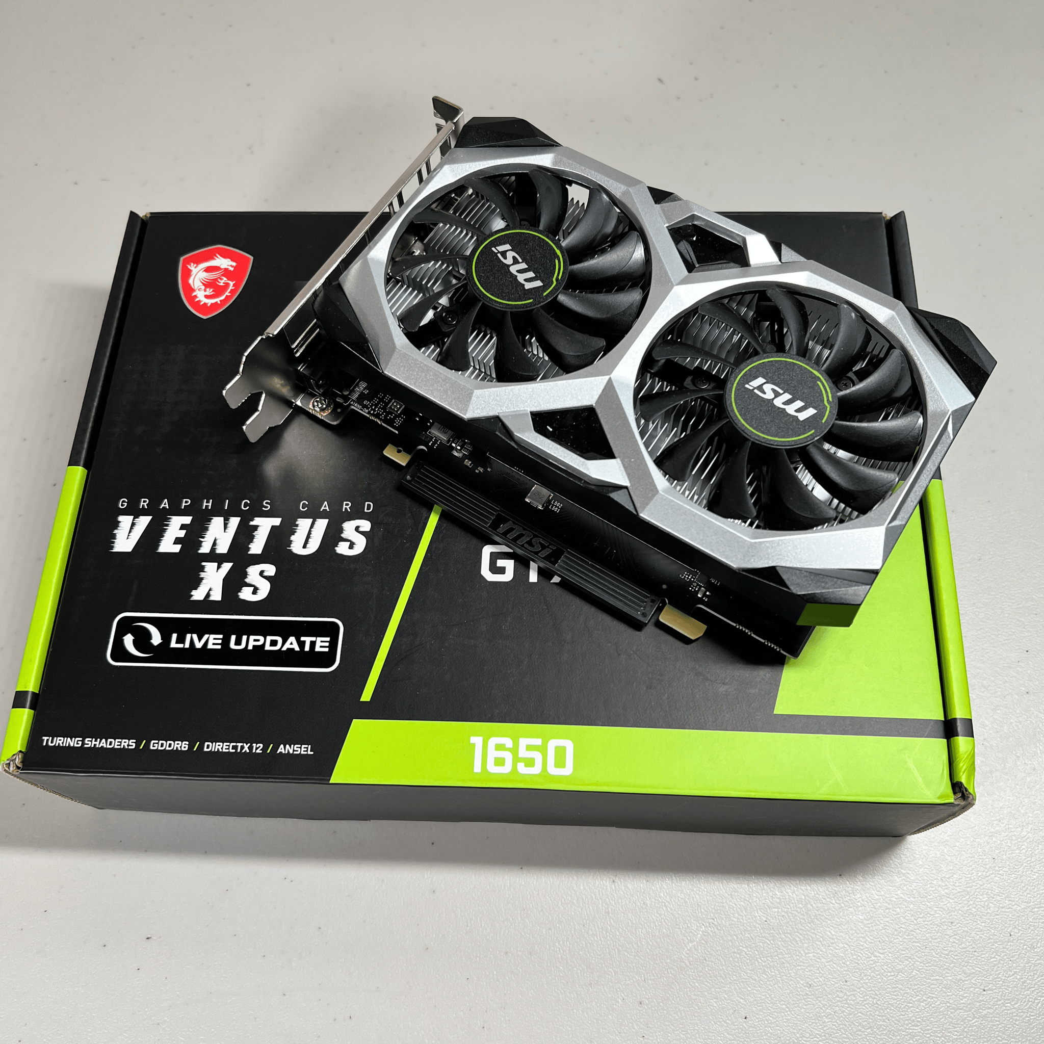 MSI GeForce GTX 1650 4 GB D6 VENTUS XS Video Card