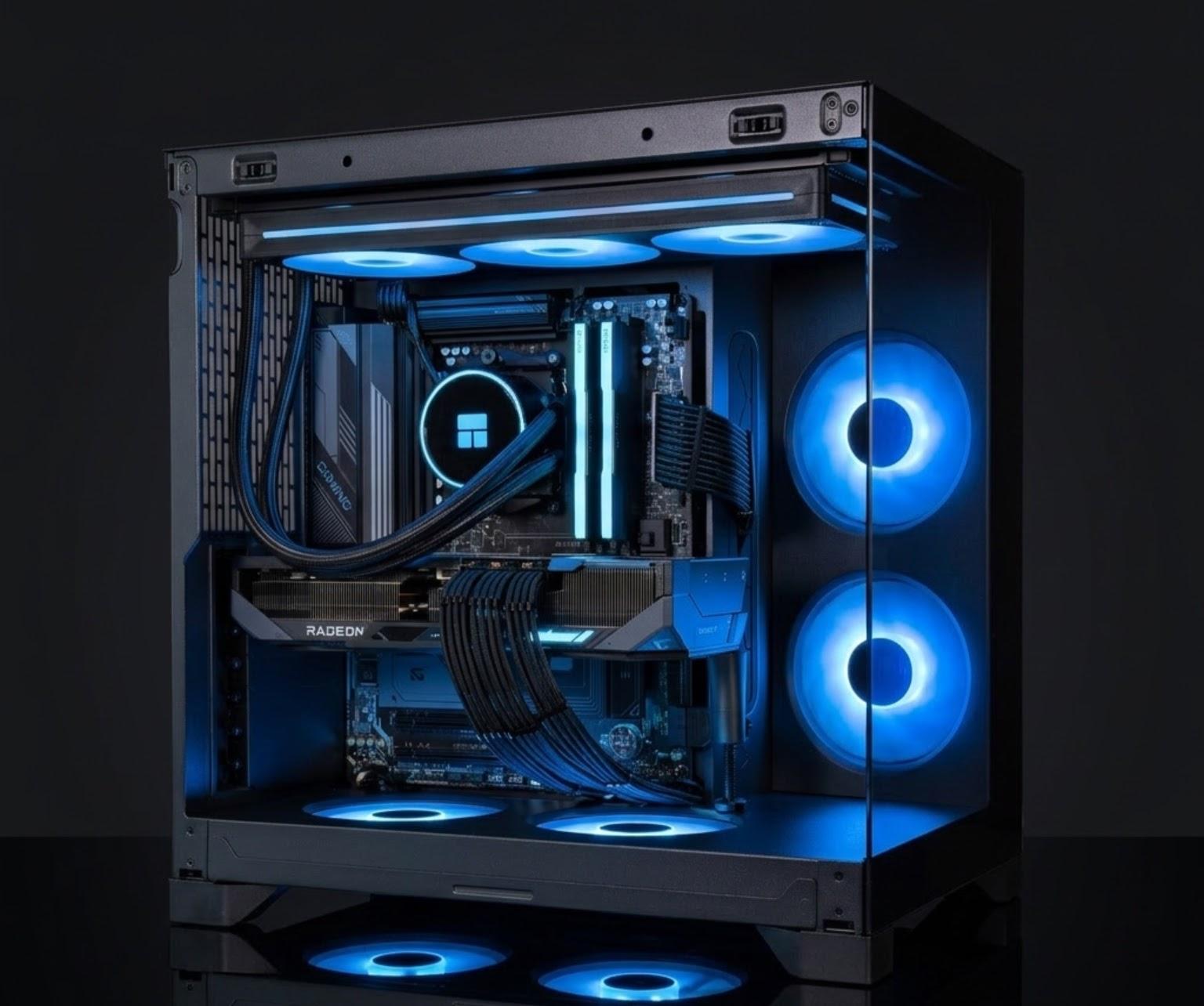 ☄️AMD Beast Gaming PC☄️ AMD RX 9070 XT 16GB☄️ AMD Ryzen 7 7800X3D☄️ 32GB DDR5☄️2TB NVM...