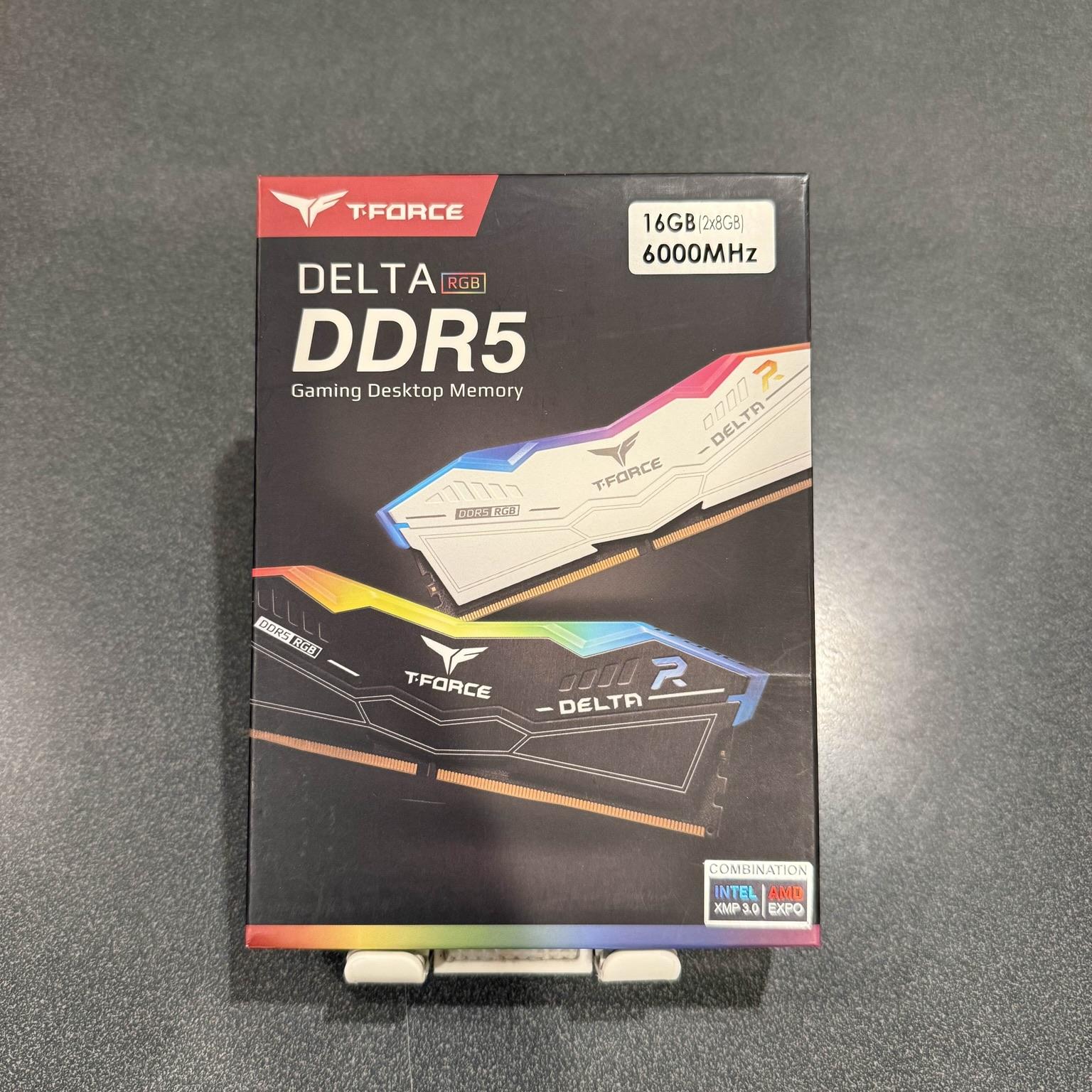 New WHITE T-FORCE RGB DDR5 16GB (2x8GB) 6000MHz - Sealed