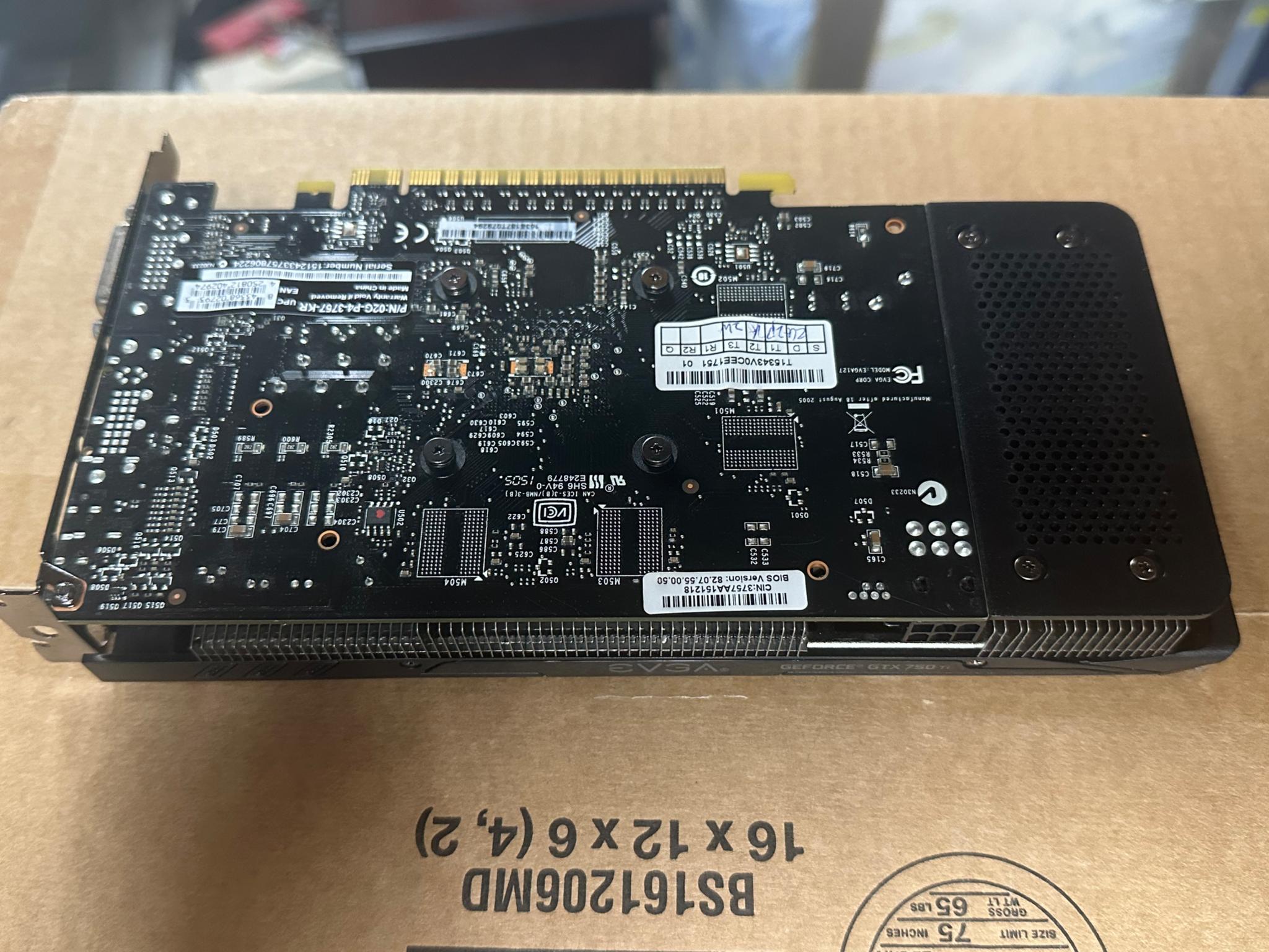 EVGA GTX750Ti 2GB
