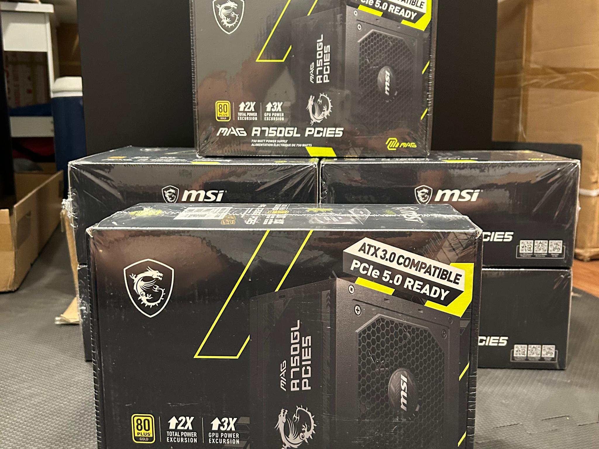 MSI MAG A750GL 80 Plus Gold / SAME DAY SHIPPING