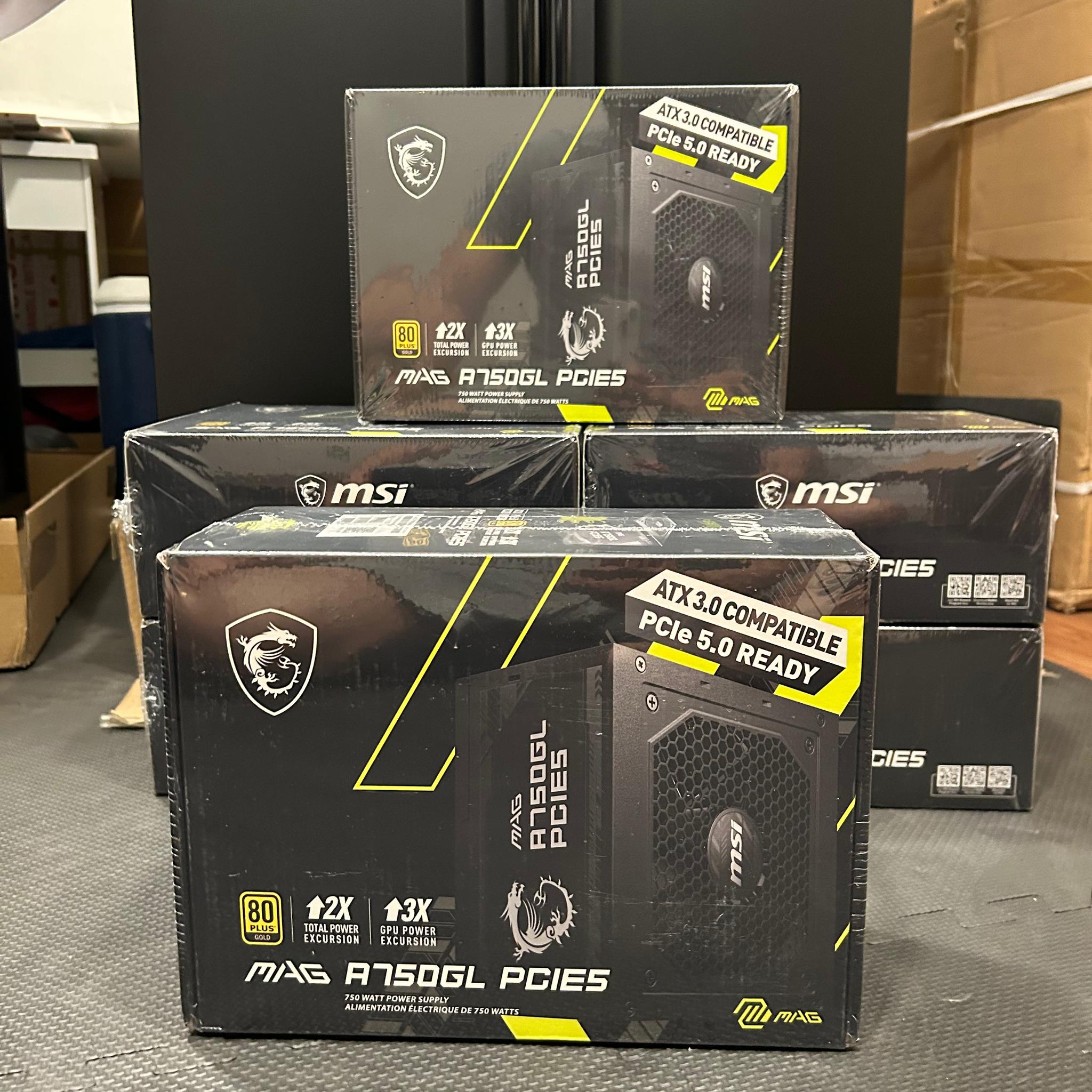 MSI MAG A750GL 80 Plus Gold / SAME DAY SHIPPING