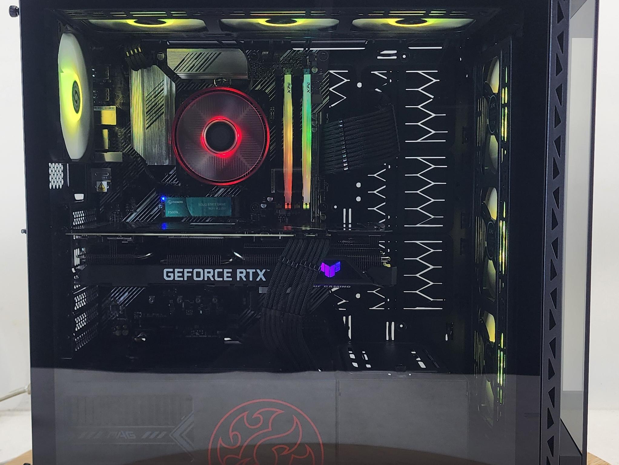 Gaming PC Ryzen 7 5700X 16GB RAM 1TB SSD RTX 3070 8GB Windows 11 Computer