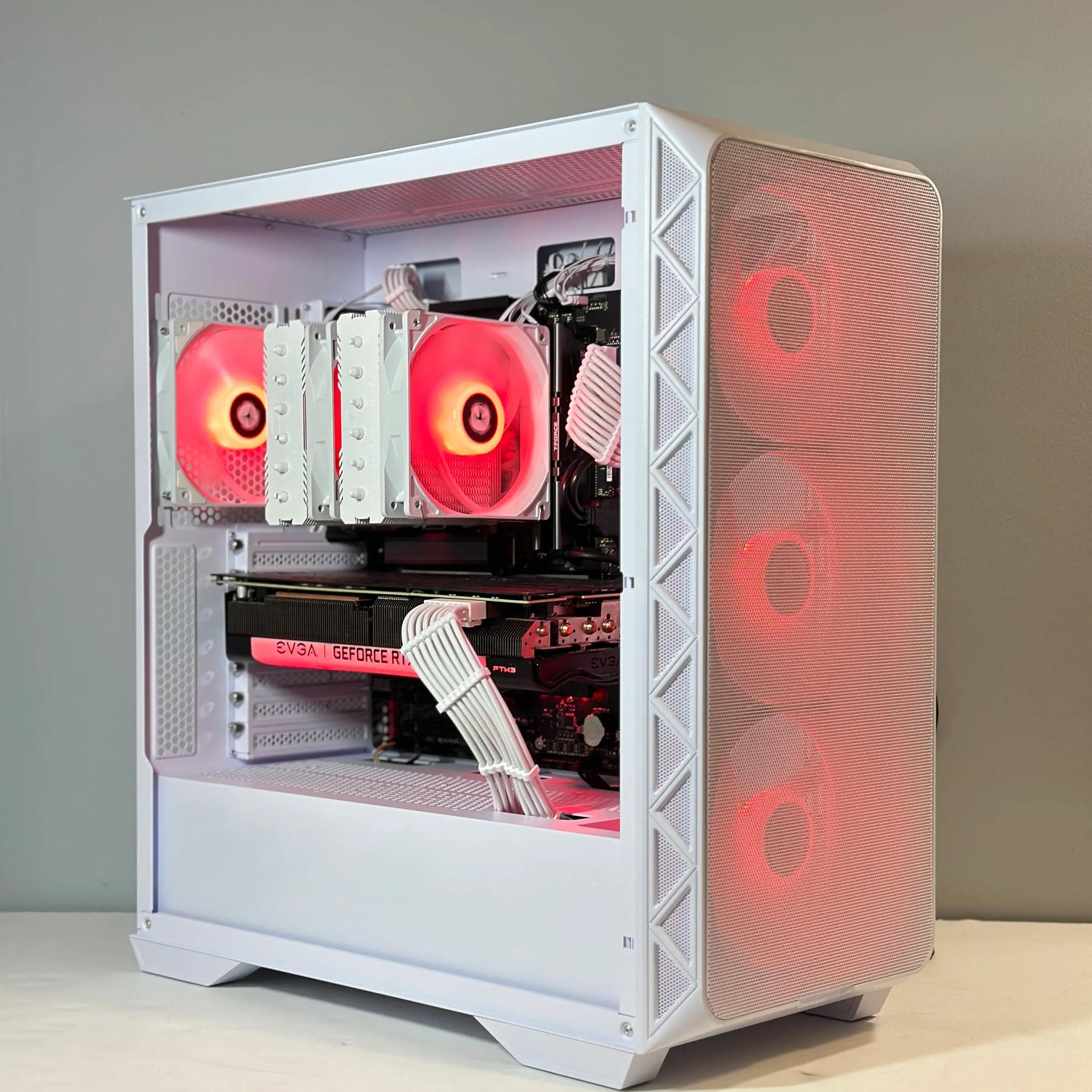 RTX 3070 | Intel i5 12600KF | 32GB RAM | 2TB SSD | Custom White Gaming PC WIFI WIN10