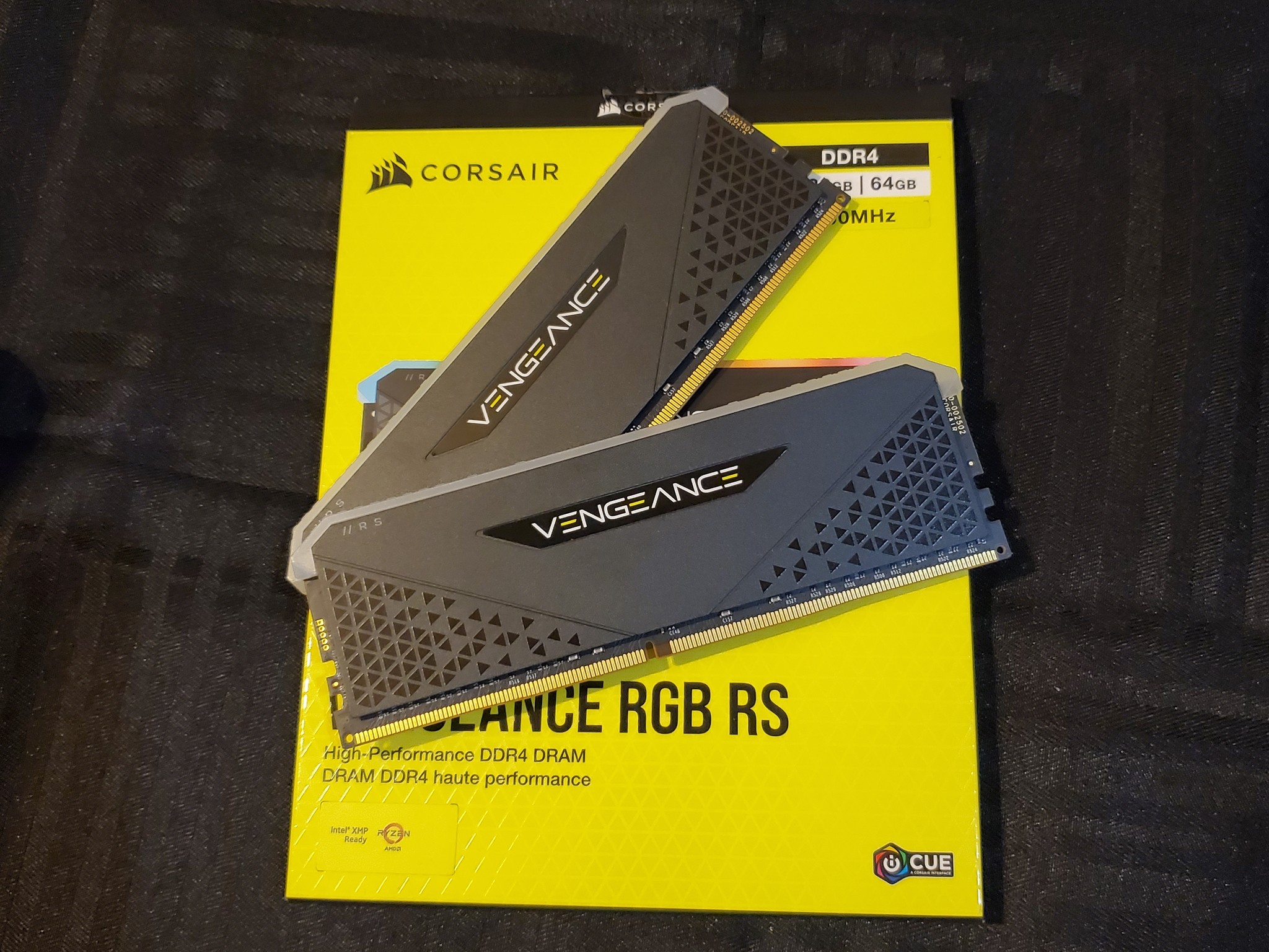 Corsair Vengeance RGB RS 3600mhz CL18 64gb (2x32gb) DDR4 RAM Kit
